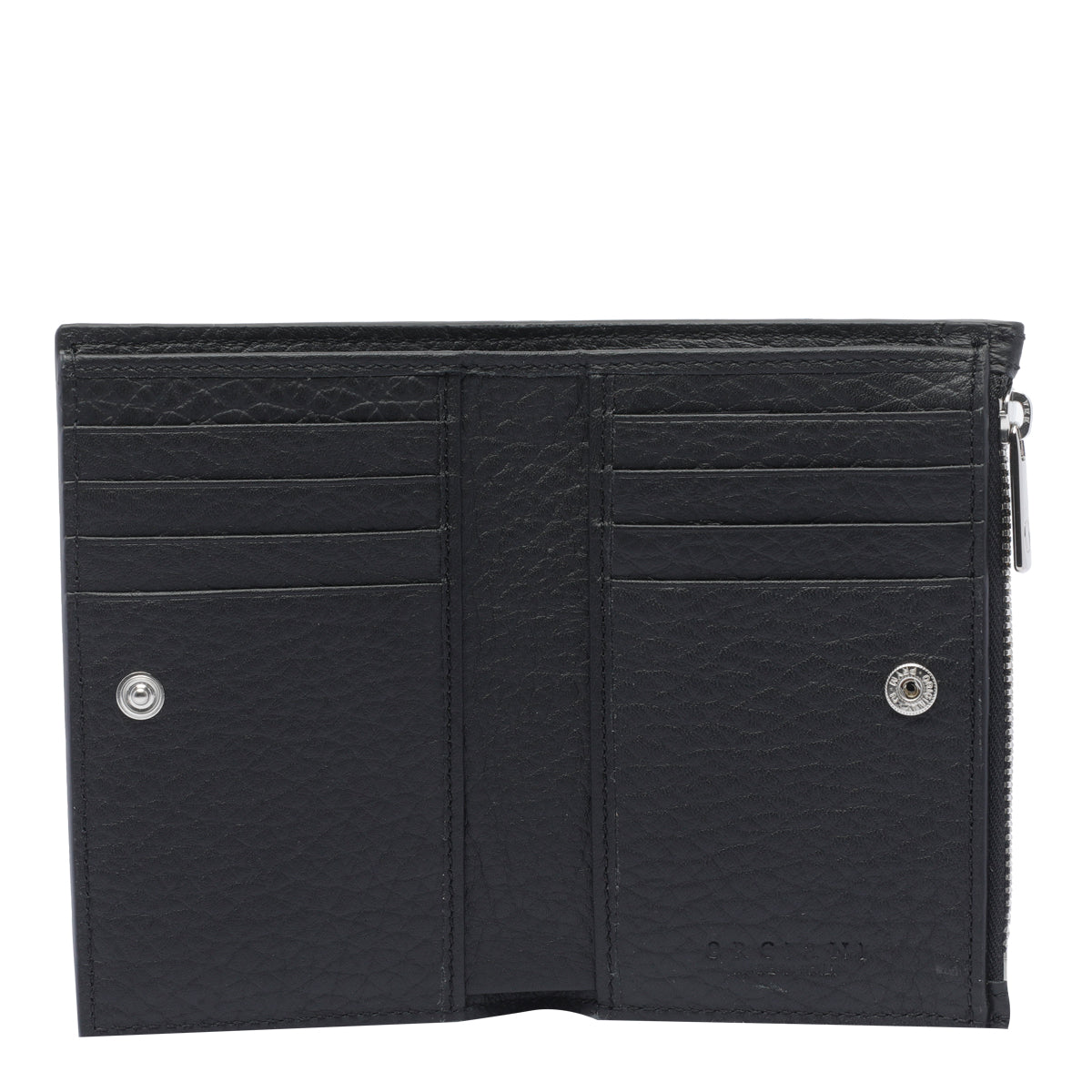 Orciani Wallets Black Calf Leather