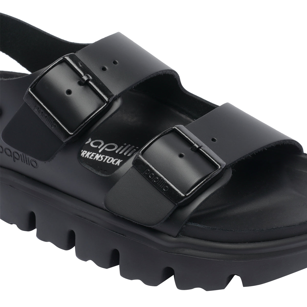 Birkenstock Sandals Black Calf Leather/rubber Sole