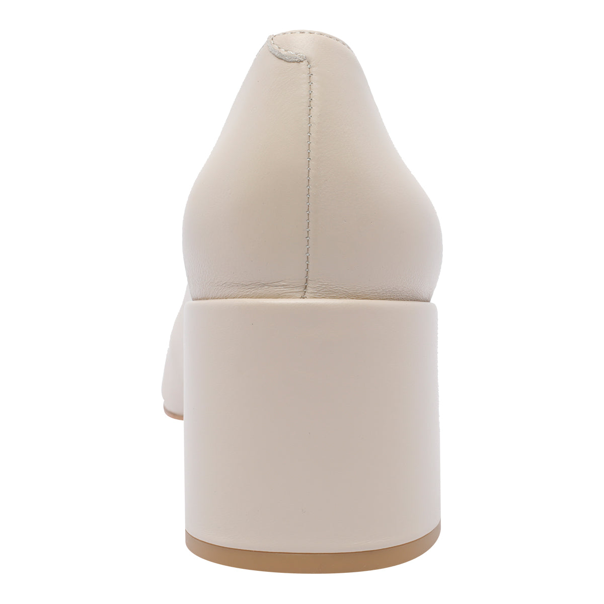 Angel Alarcon With Heel White Calf Leather/rubber Sole