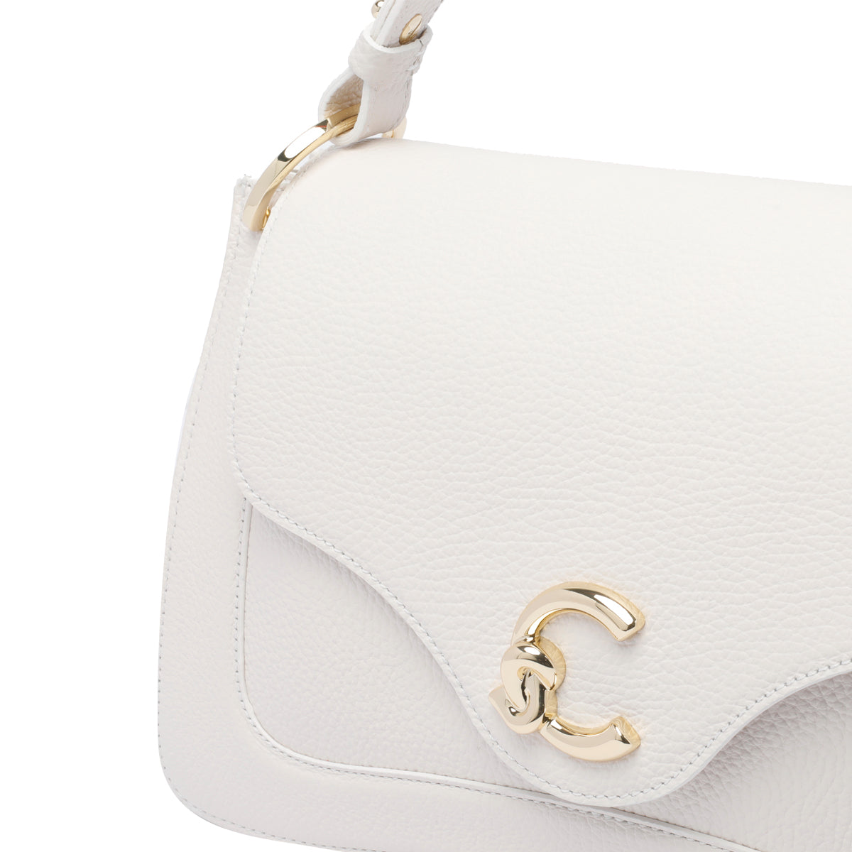 Coccinelle Bags White Calf Leather