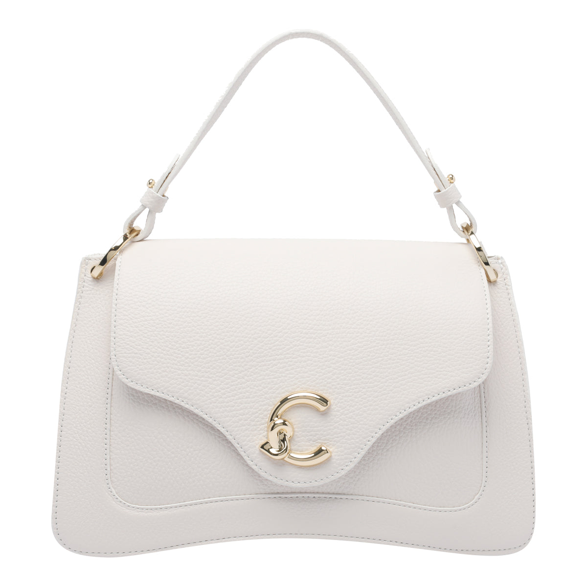 Coccinelle Bags White Calf Leather