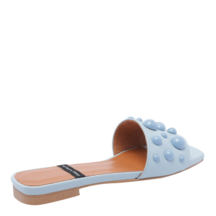 Angel Alarcon Sandals Blue Calf Leather/rubber Sole