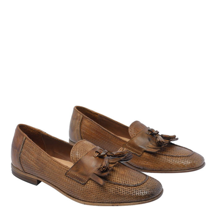 Pawelks Flat Shoes Brown Calf Leather/leather Sole
