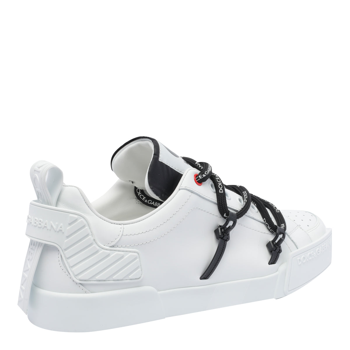 Dolce & Gabbana Sneakers White Calf Leather/rubber Sole