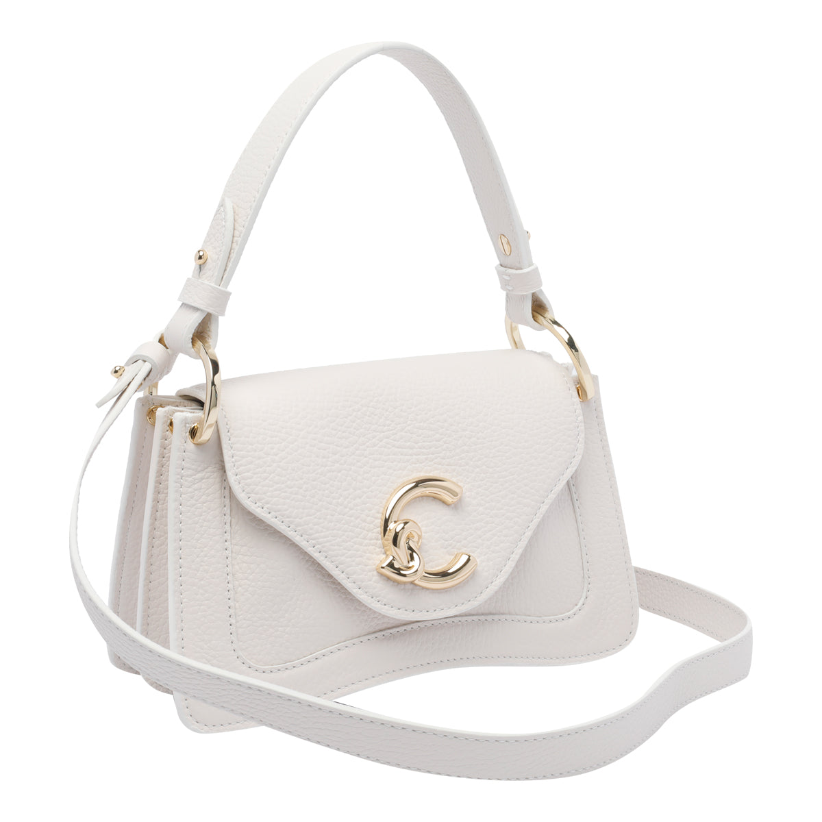 Coccinelle Bags White Calf Leather