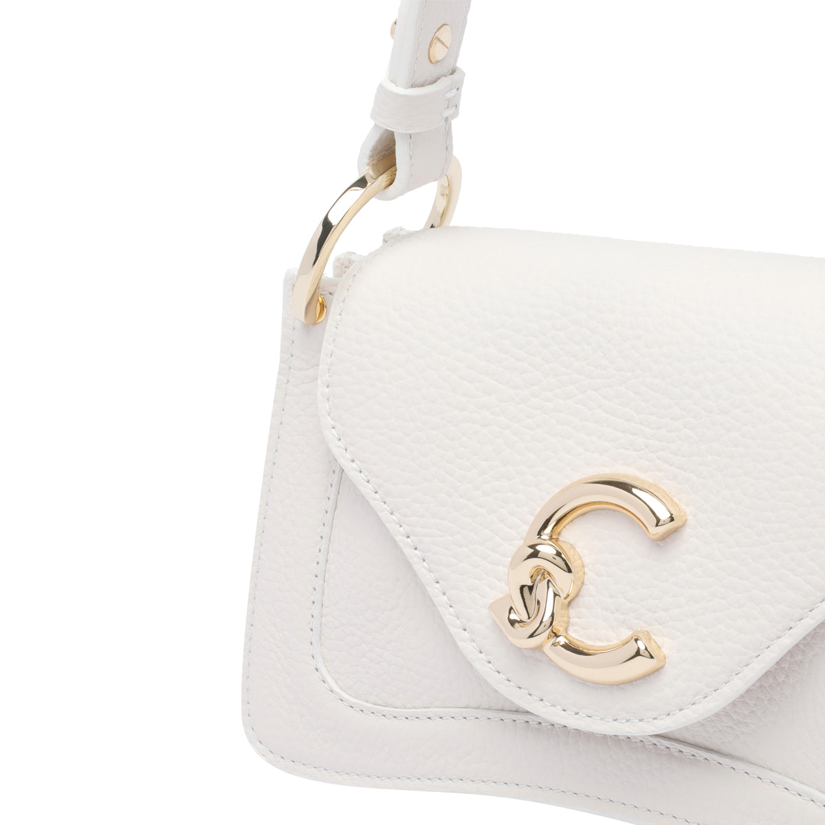 Coccinelle Bags White Calf Leather