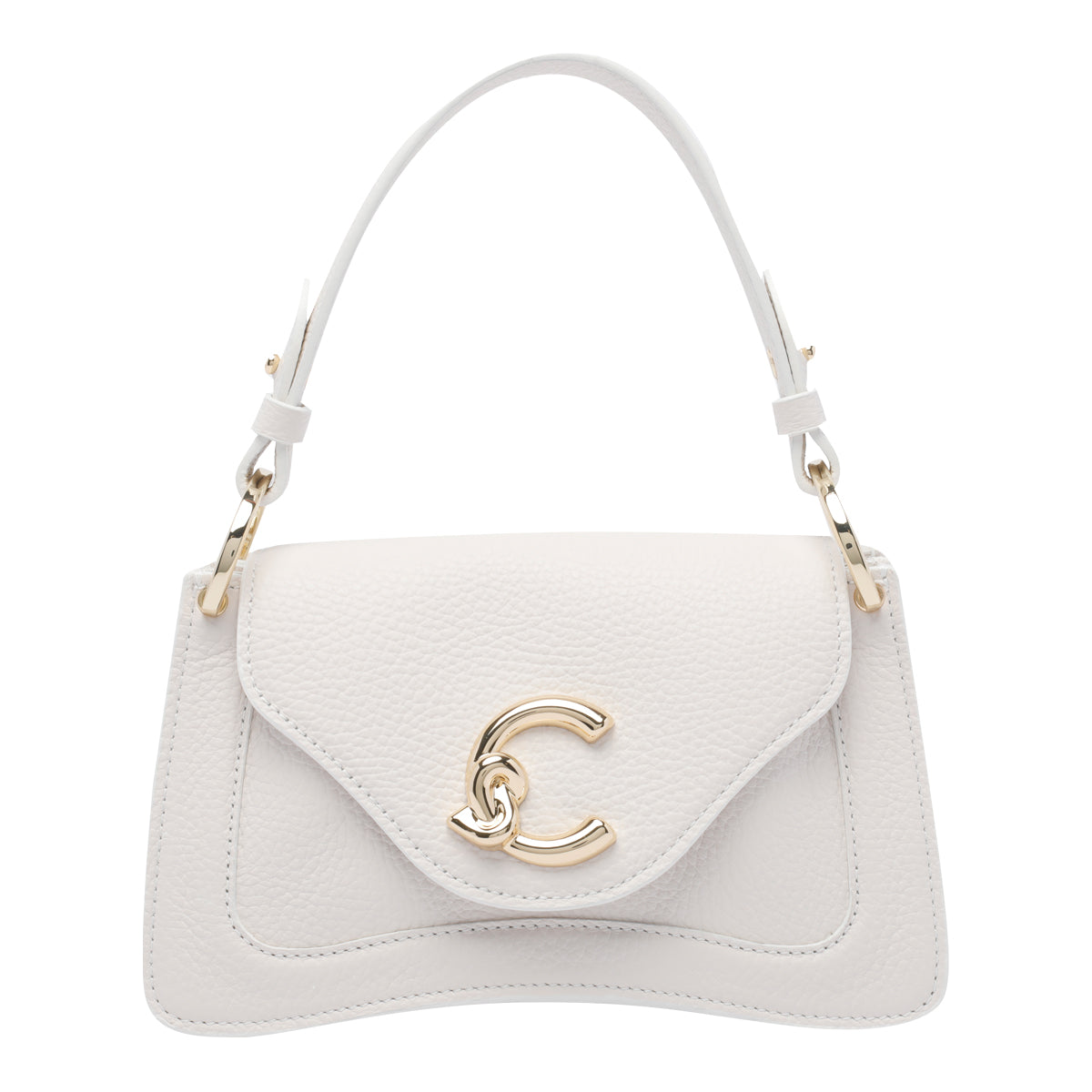 Coccinelle Bags White Calf Leather