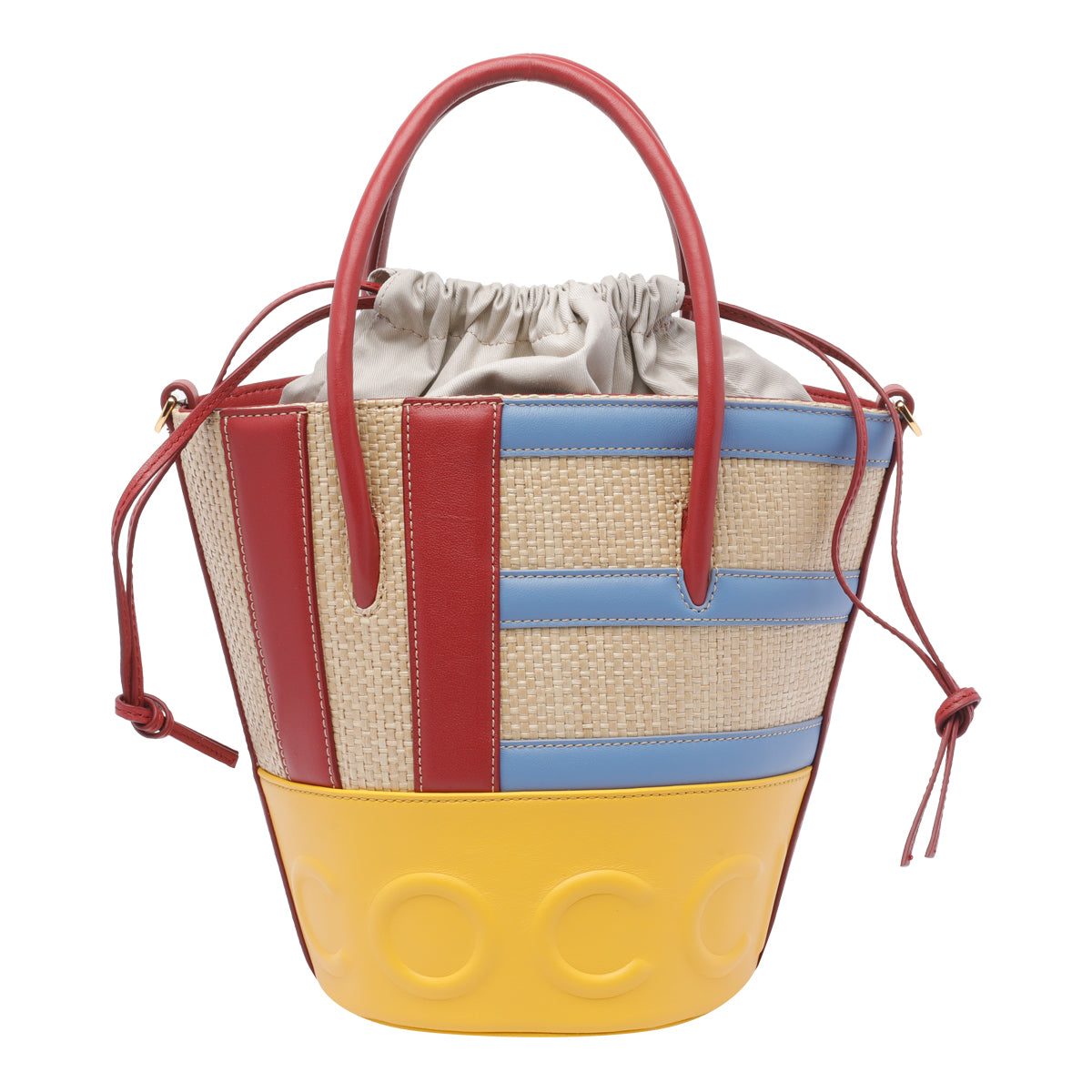 Coccinelle Bags Multicolour Calf Leather Rafia