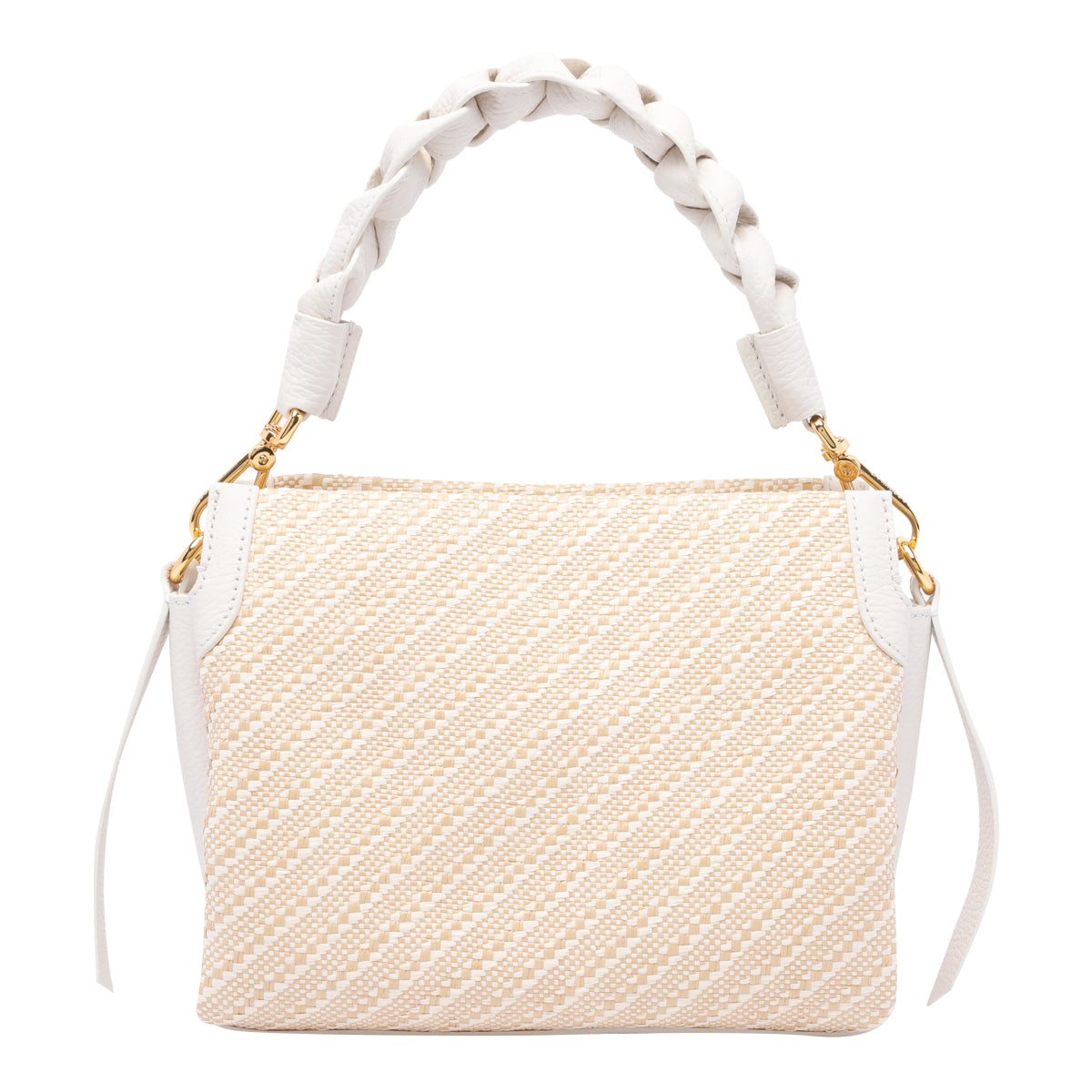 Coccinelle Bags White Fabric Calf Leather
