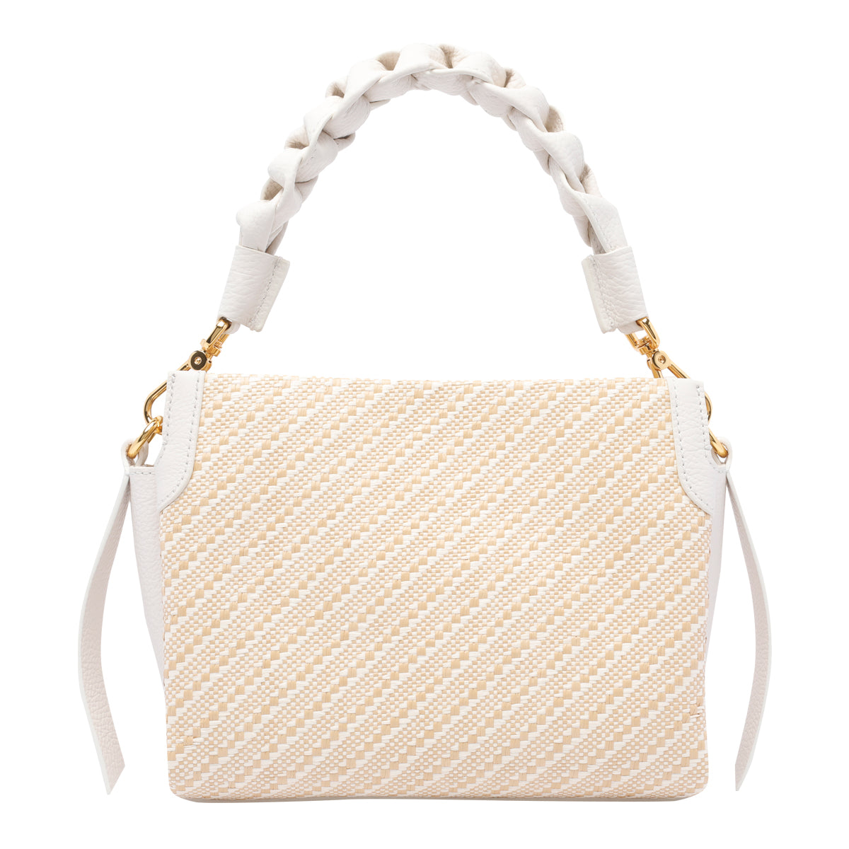 Coccinelle Bags White Fabric Calf Leather