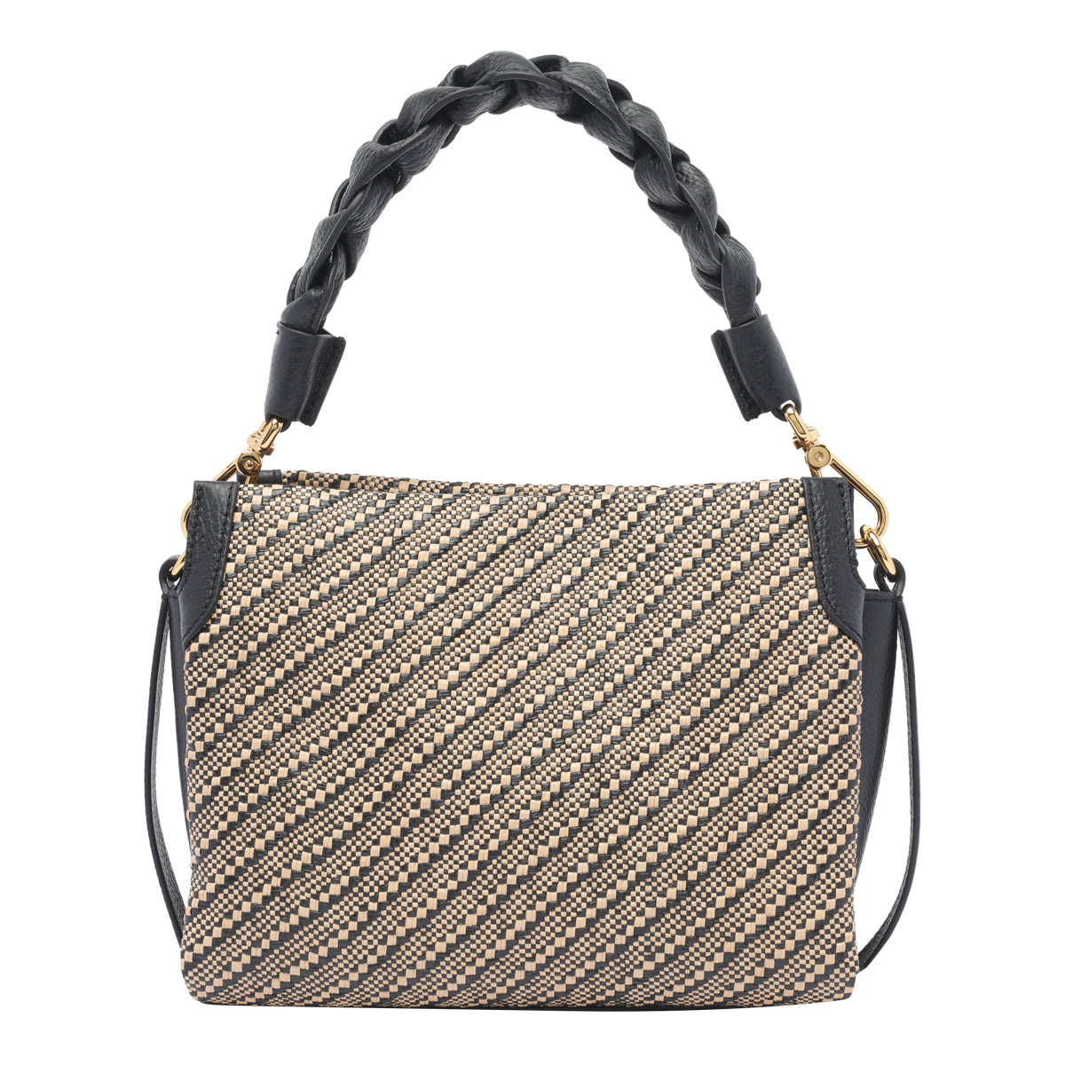 Coccinelle Bags Brown Fabric Calf Leather