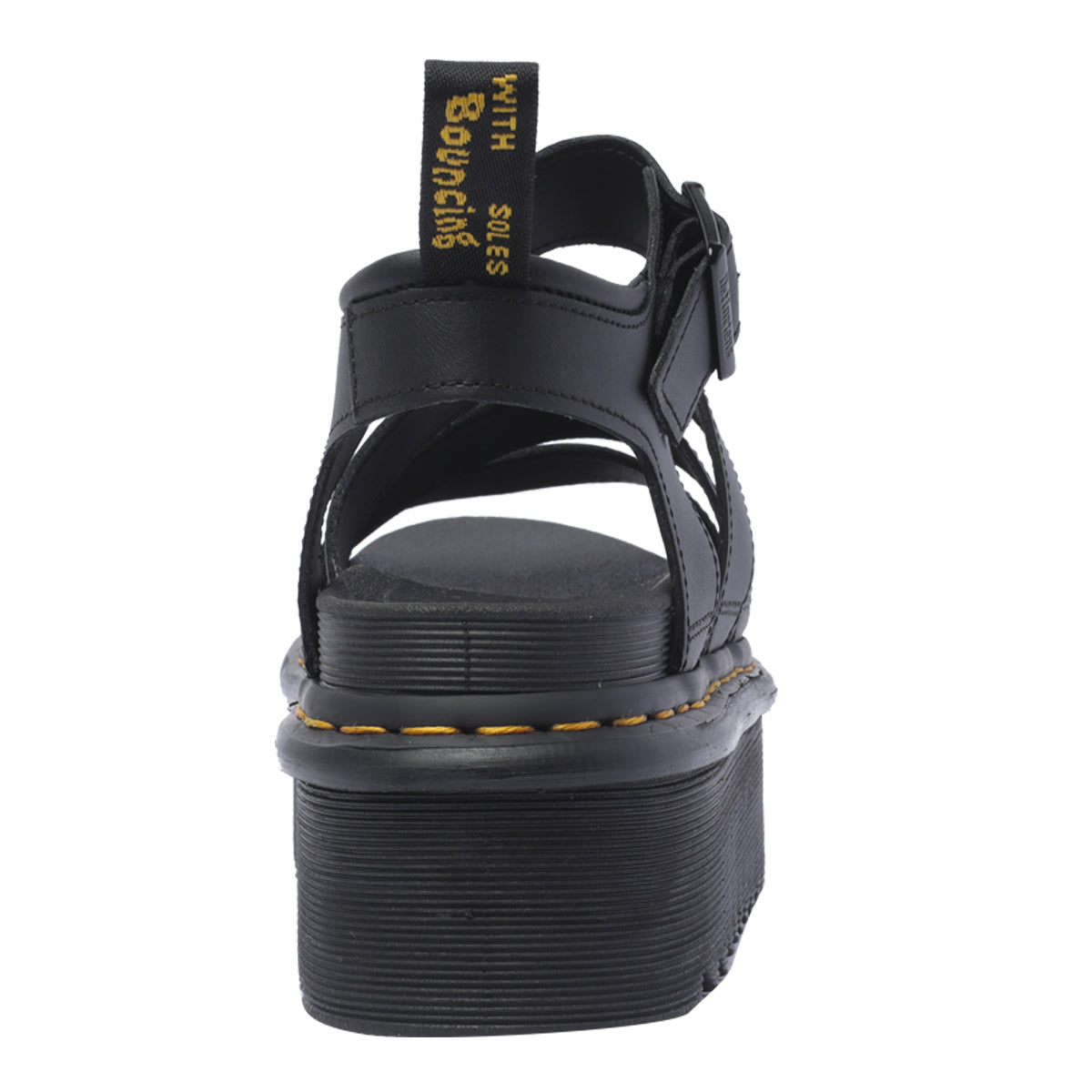 Dr Martens Sandals Black Calf Leather/rubber Sole