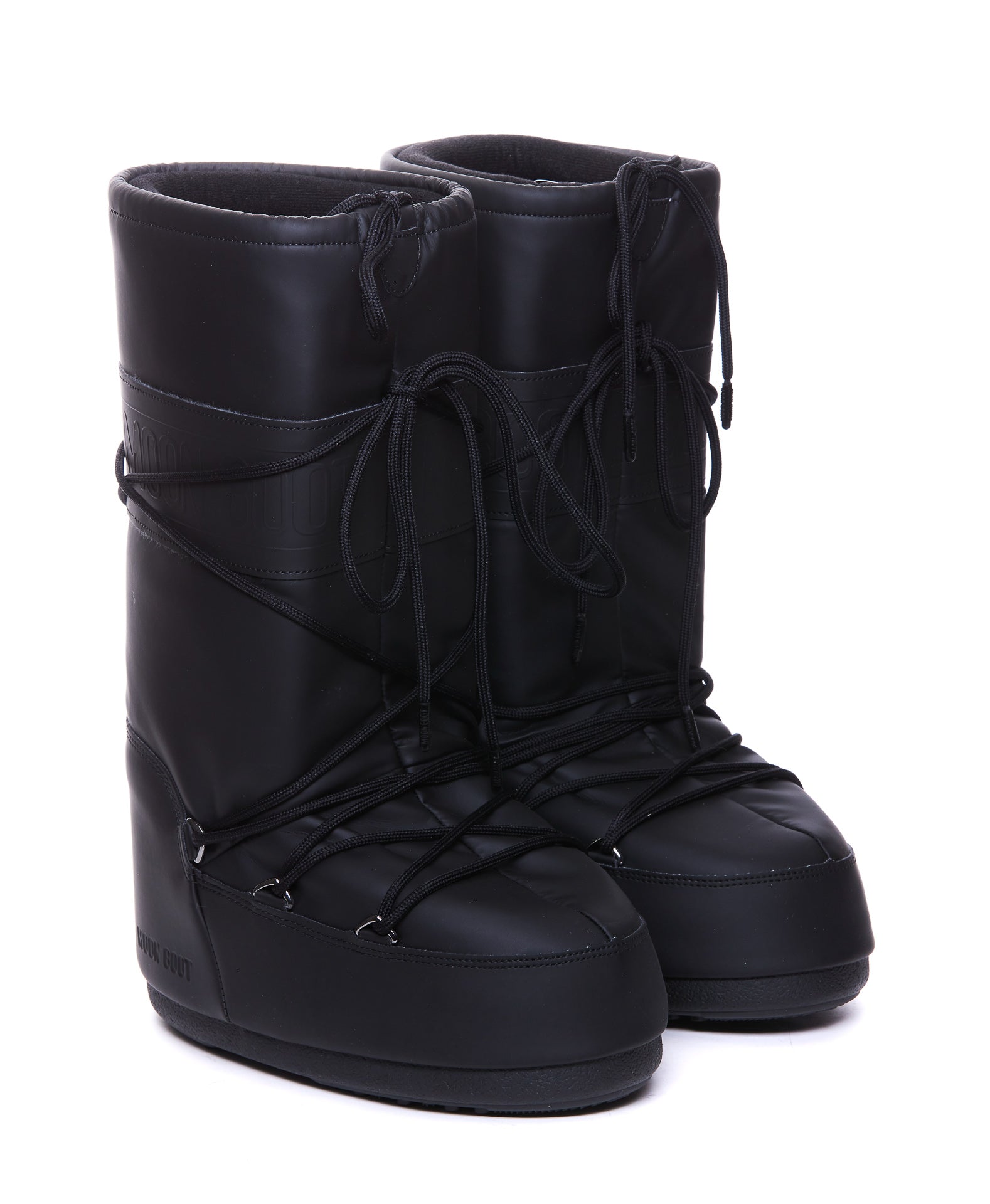 Moon Boot Black Polyester Pvc
