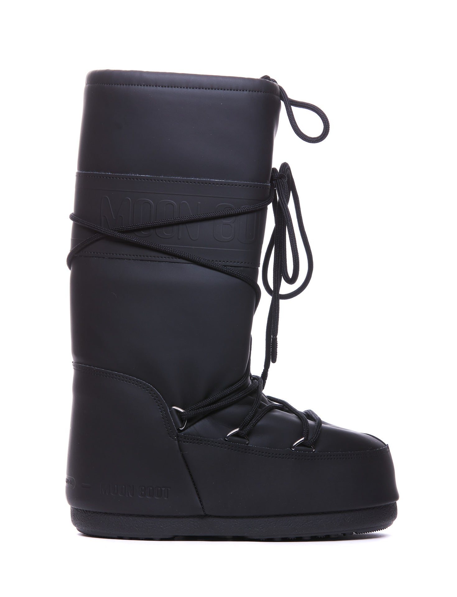 Moon Boot Black Polyester Pvc