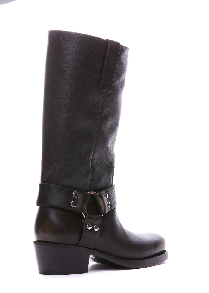 Paris Texas Boots Black Calf Leather/calf Sole