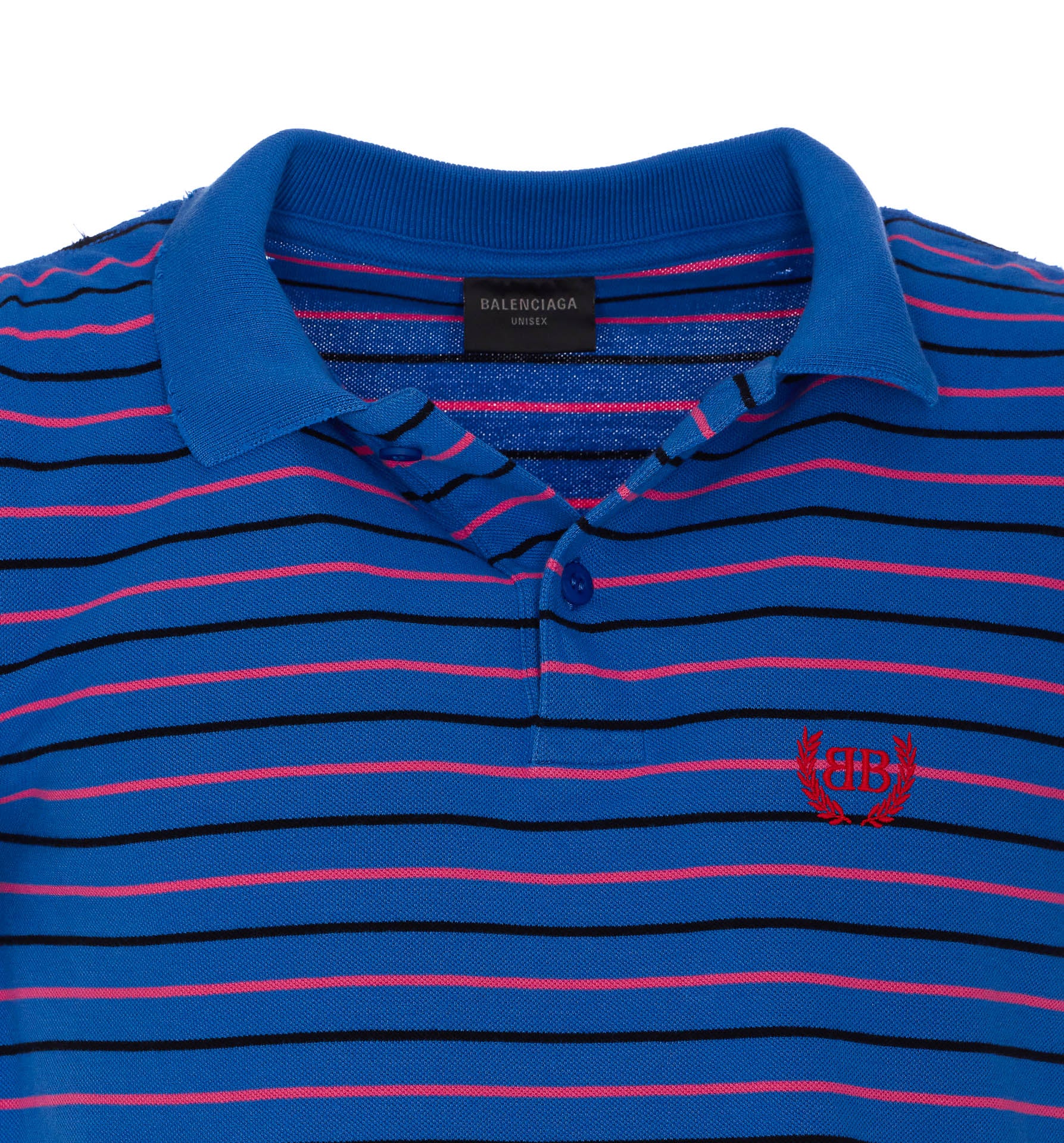 Balenciaga T-Shirts And Polos Blue Cotton