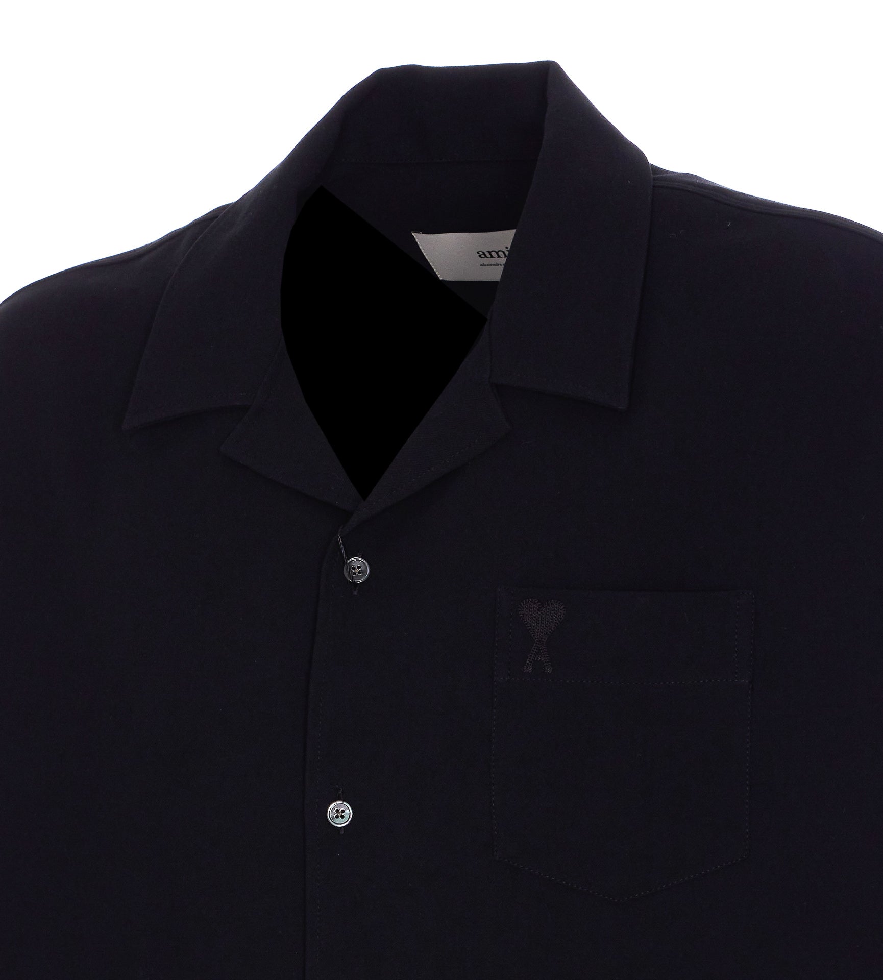 Ami Alexandre Matiussi Shirts Black Cotton