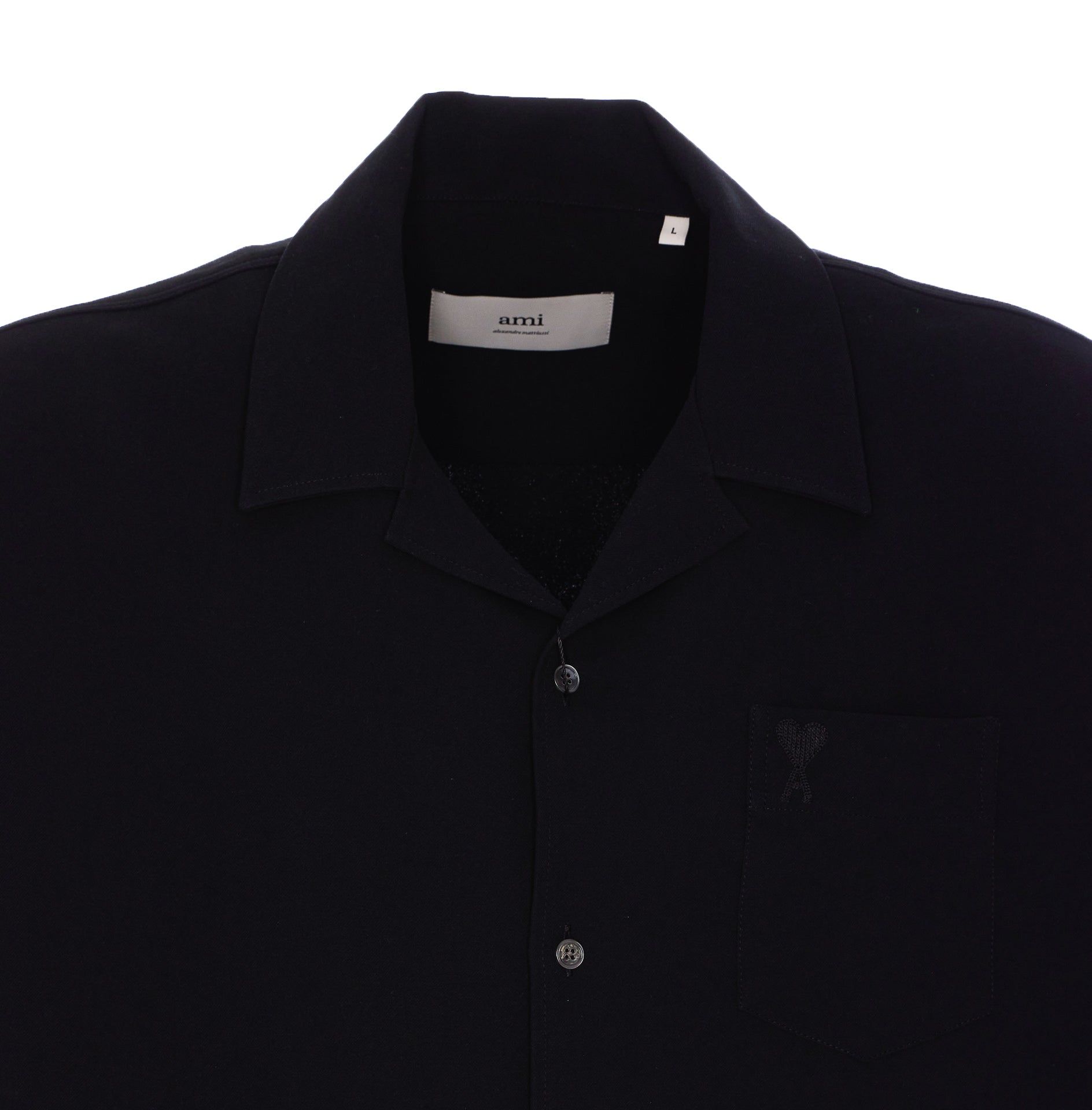 Ami Alexandre Matiussi Shirts Black Cotton