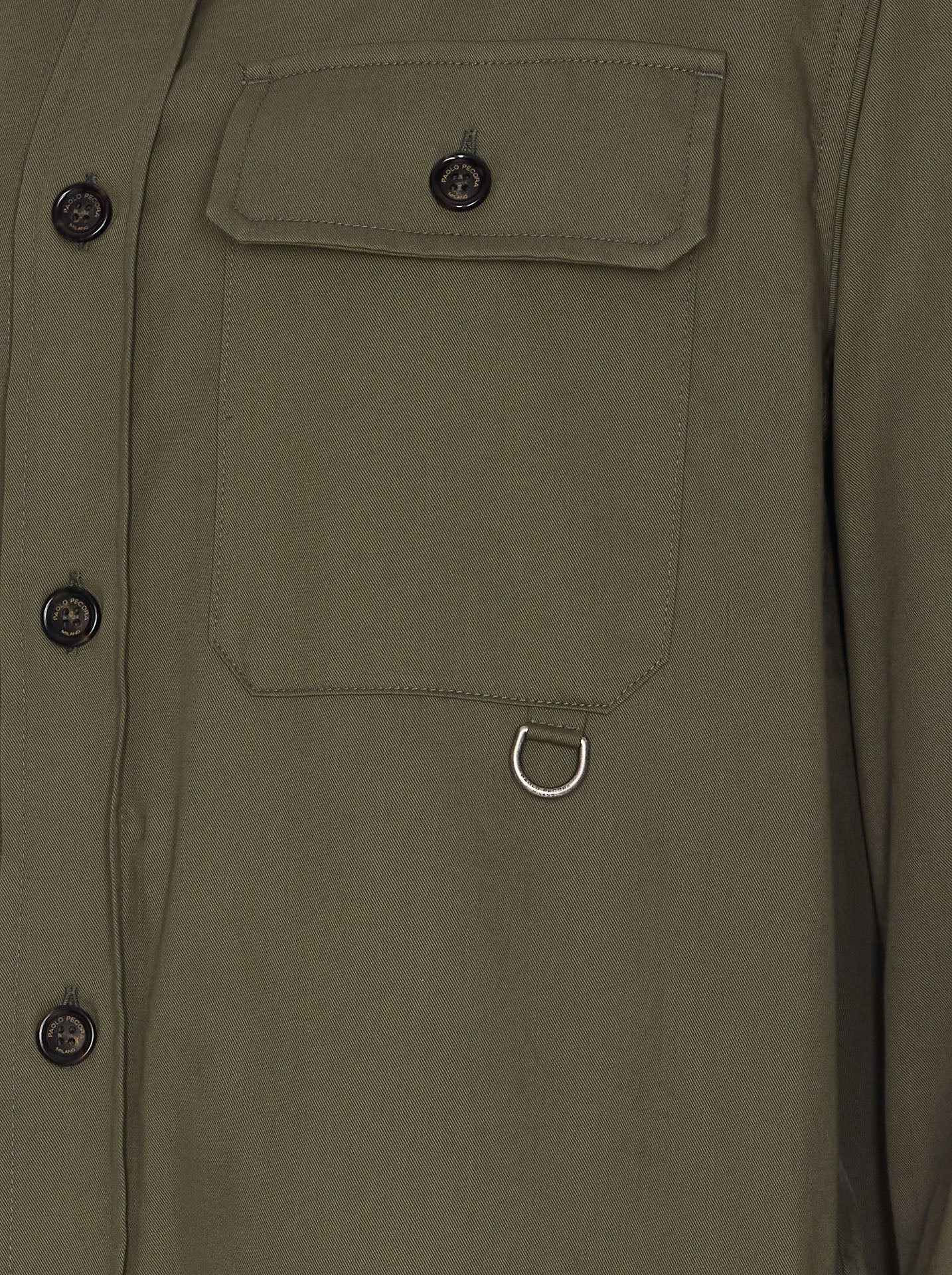 Paolo Pecora Shirts Green Lyocell