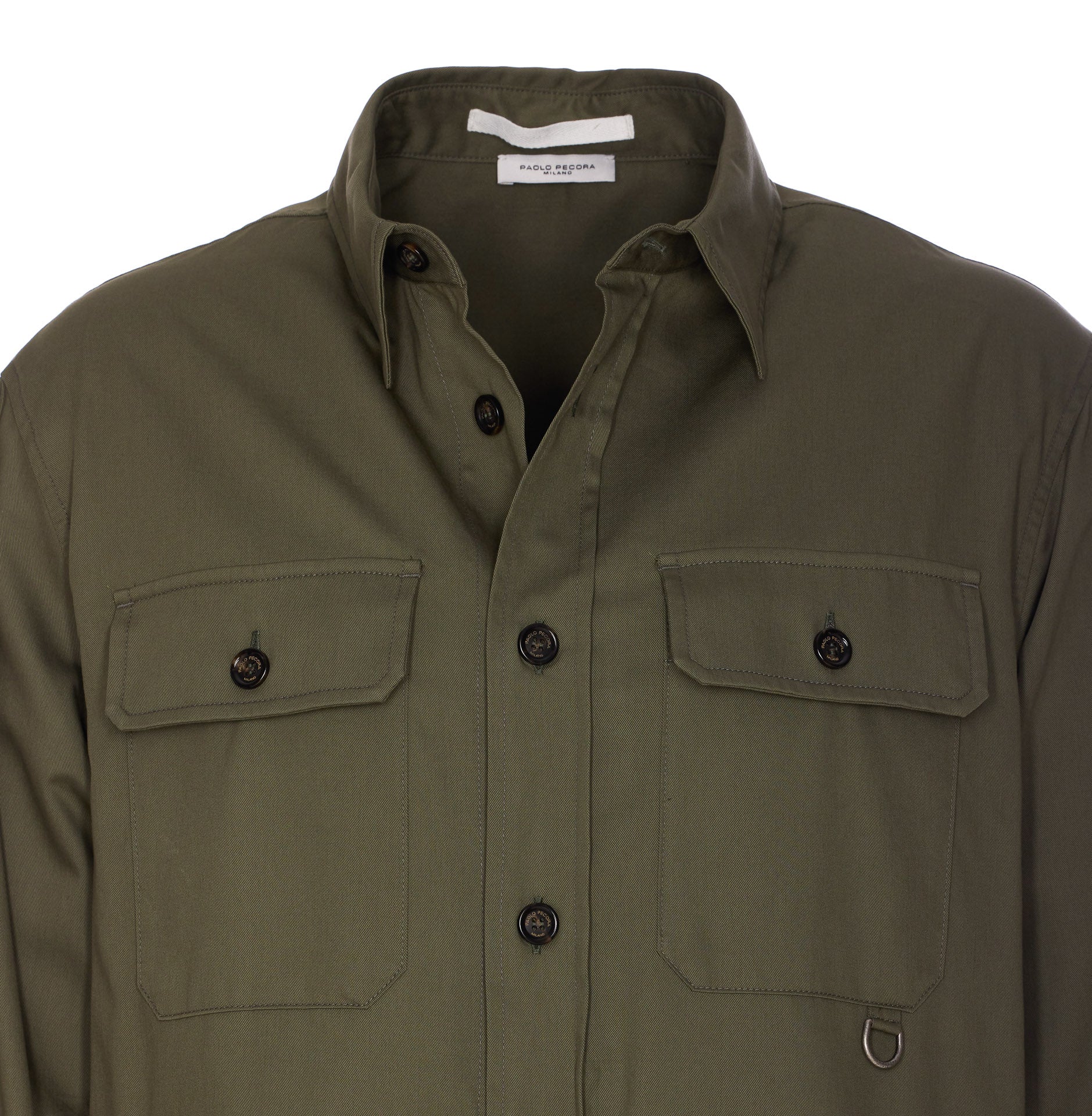 Paolo Pecora Shirts Green Lyocell