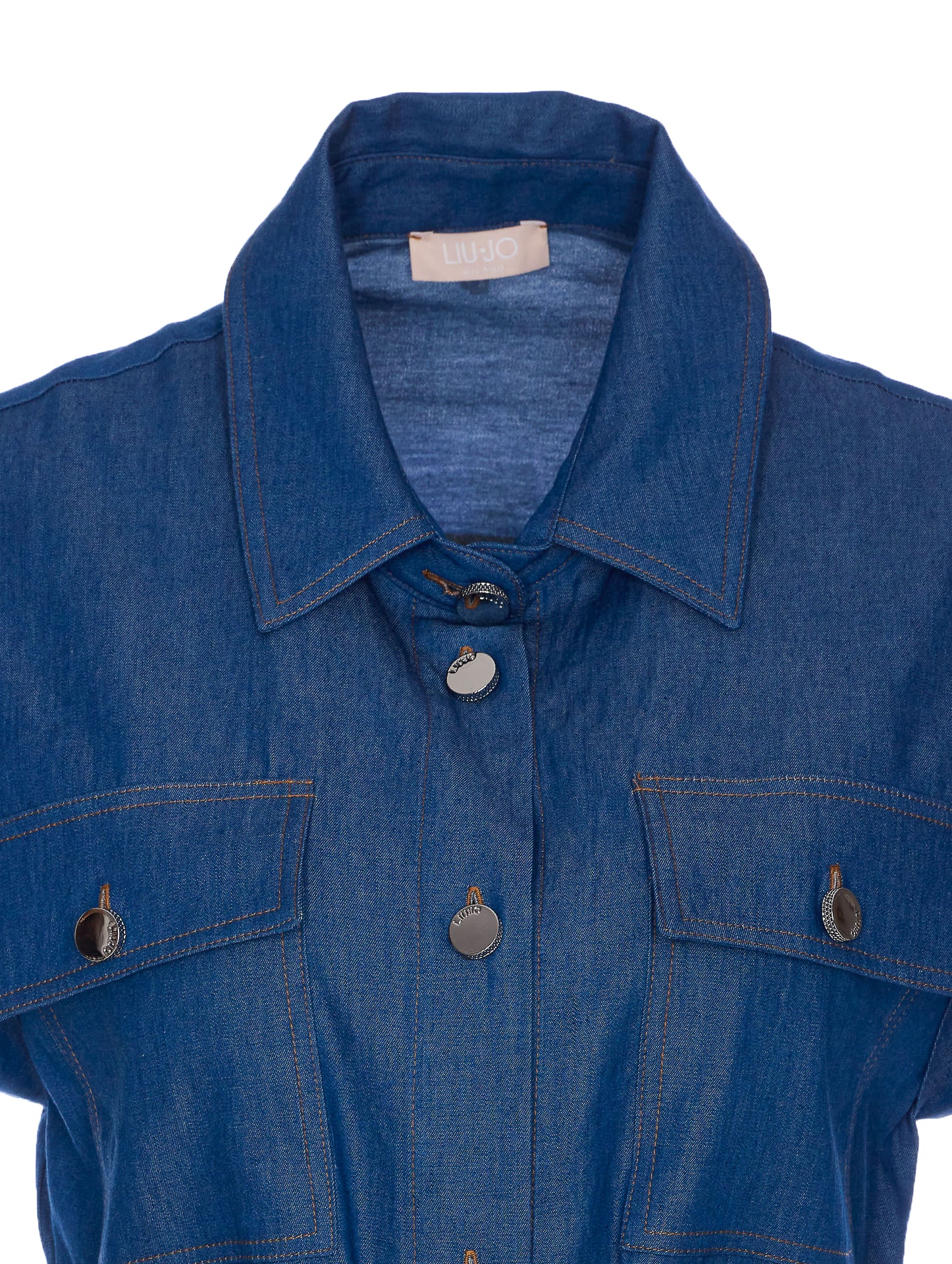 Liu Jo Dresses Blue Cotton