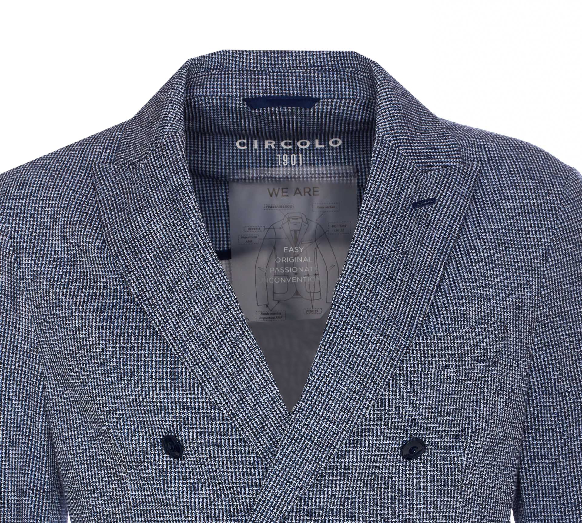 Circolo 1901 Jackets Blue Cotton