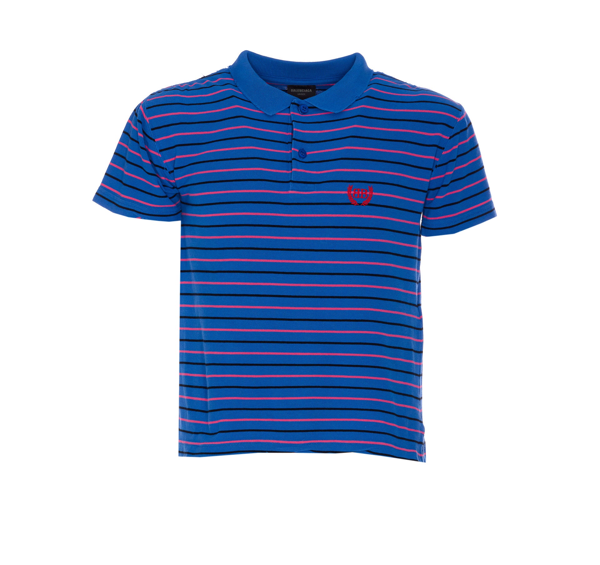 Balenciaga T-Shirts And Polos Blue Cotton