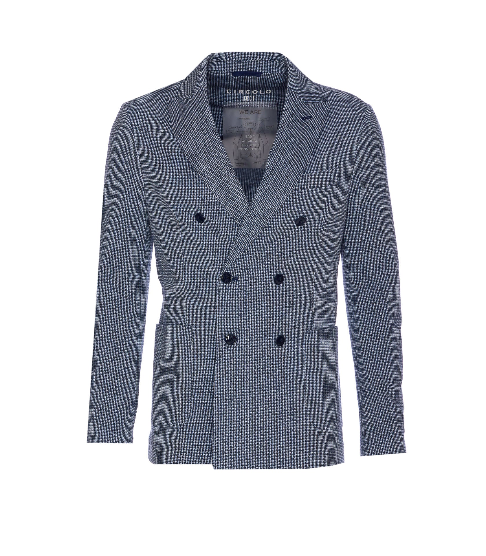 Circolo 1901 Jackets Blue Cotton