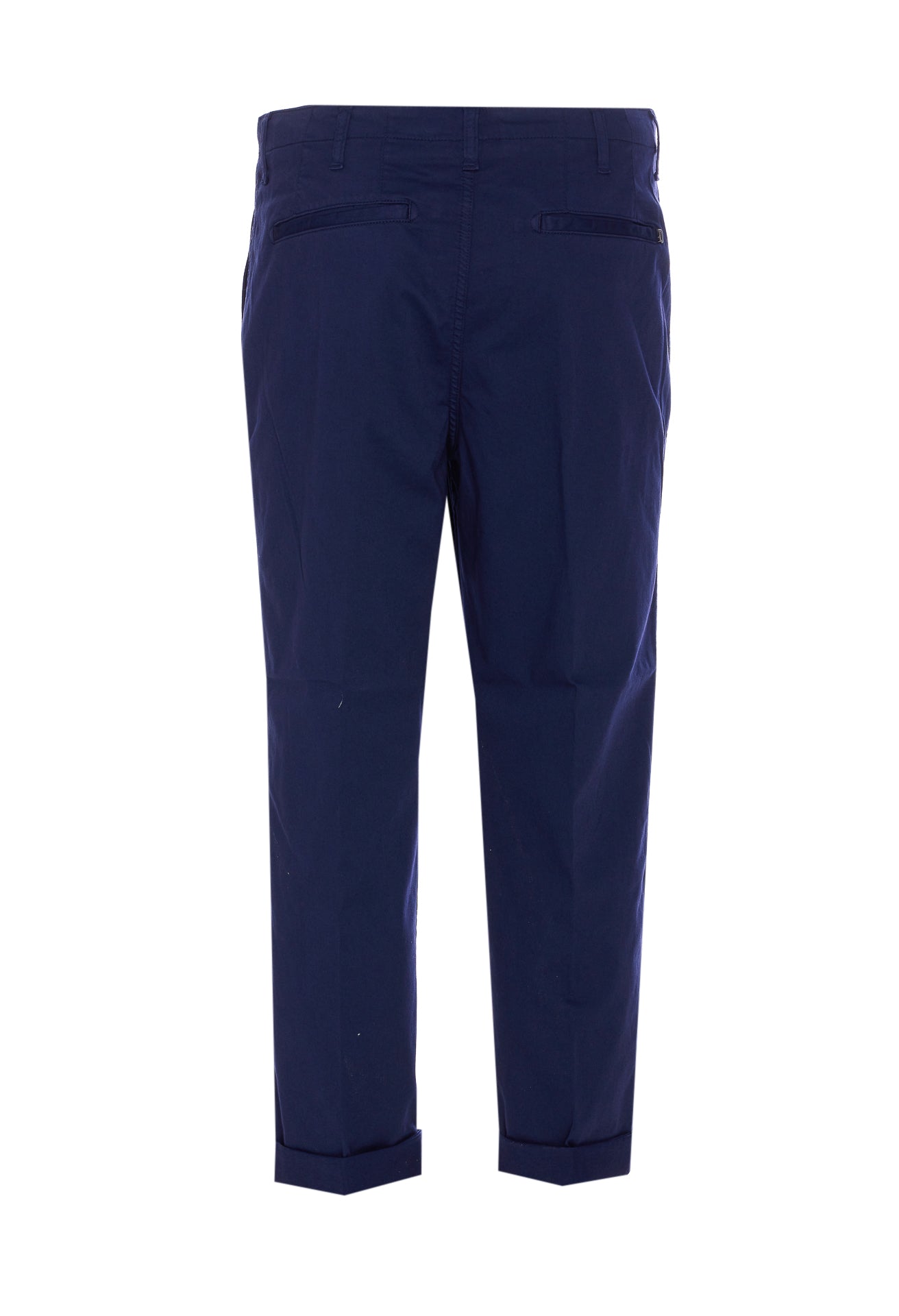 Dondup Trousers Blue Cotton