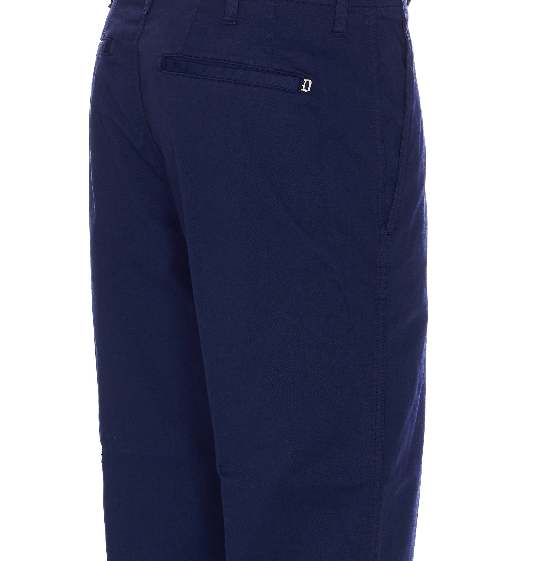 Dondup Trousers Blue Cotton