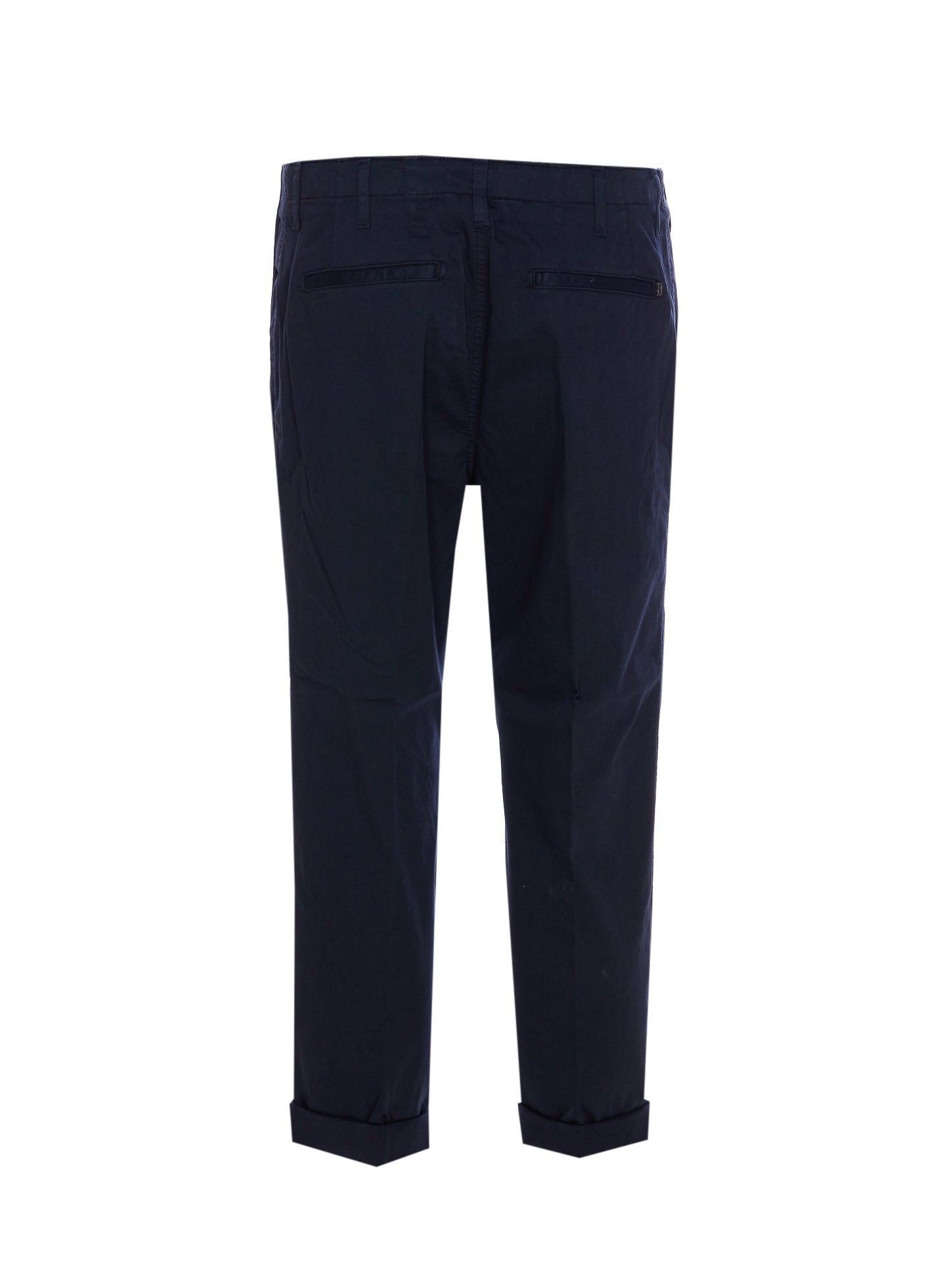 Dondup Trousers Blue Cotton