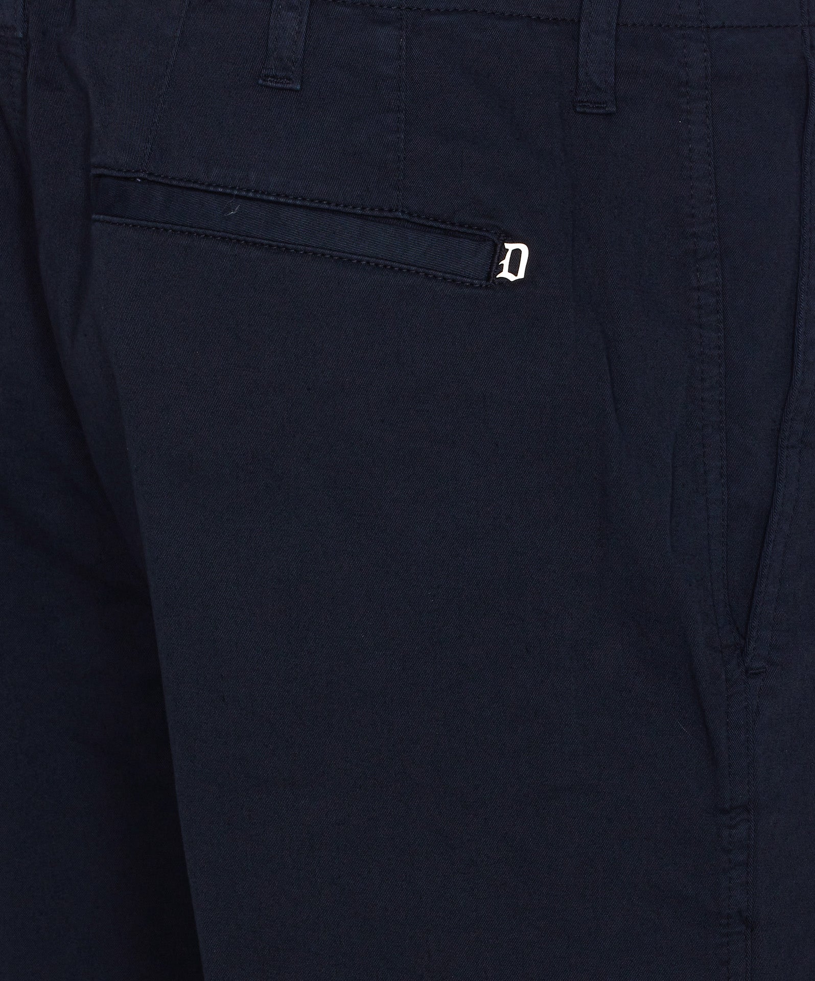 Dondup Trousers Blue Cotton
