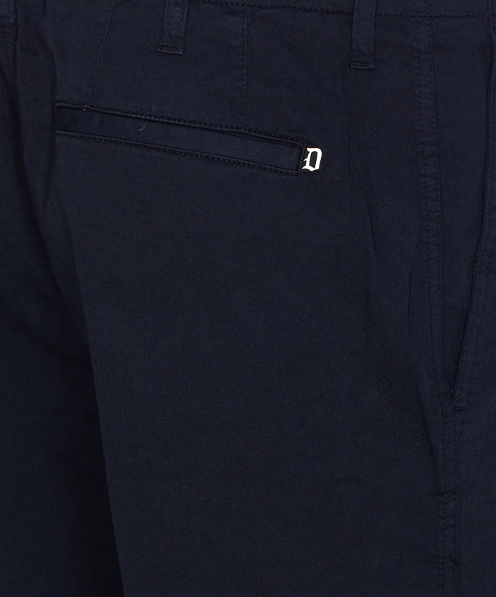 Dondup Trousers Blue Cotton