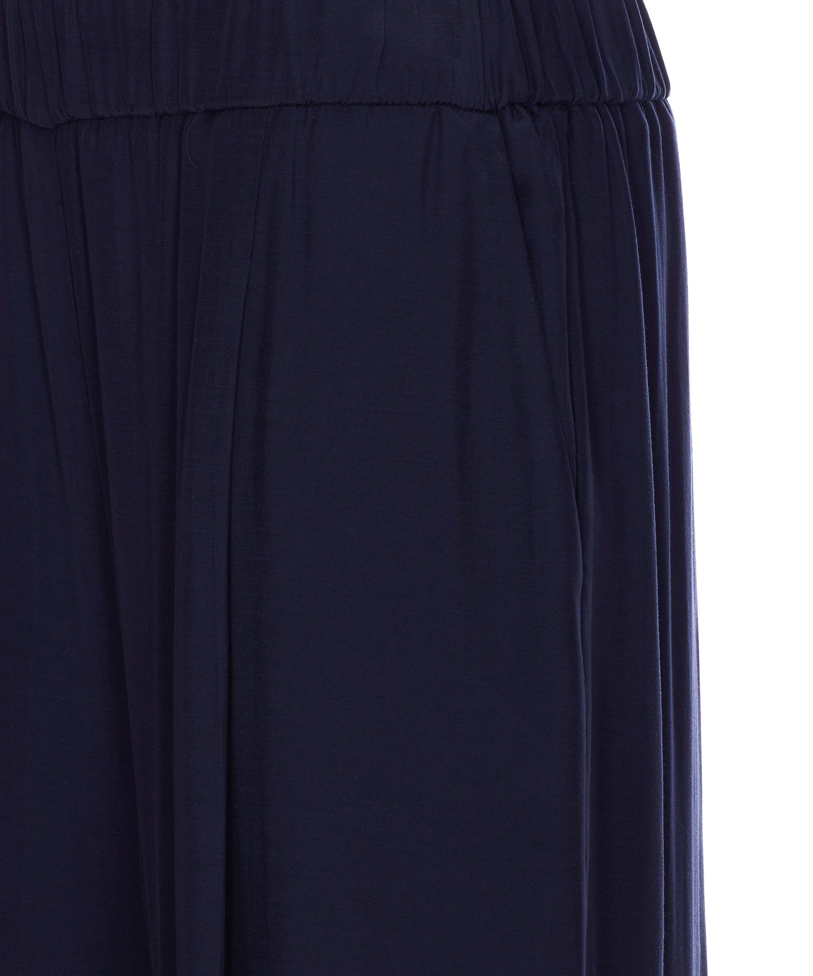 Patrizia Pepe Trousers Blue Viscose