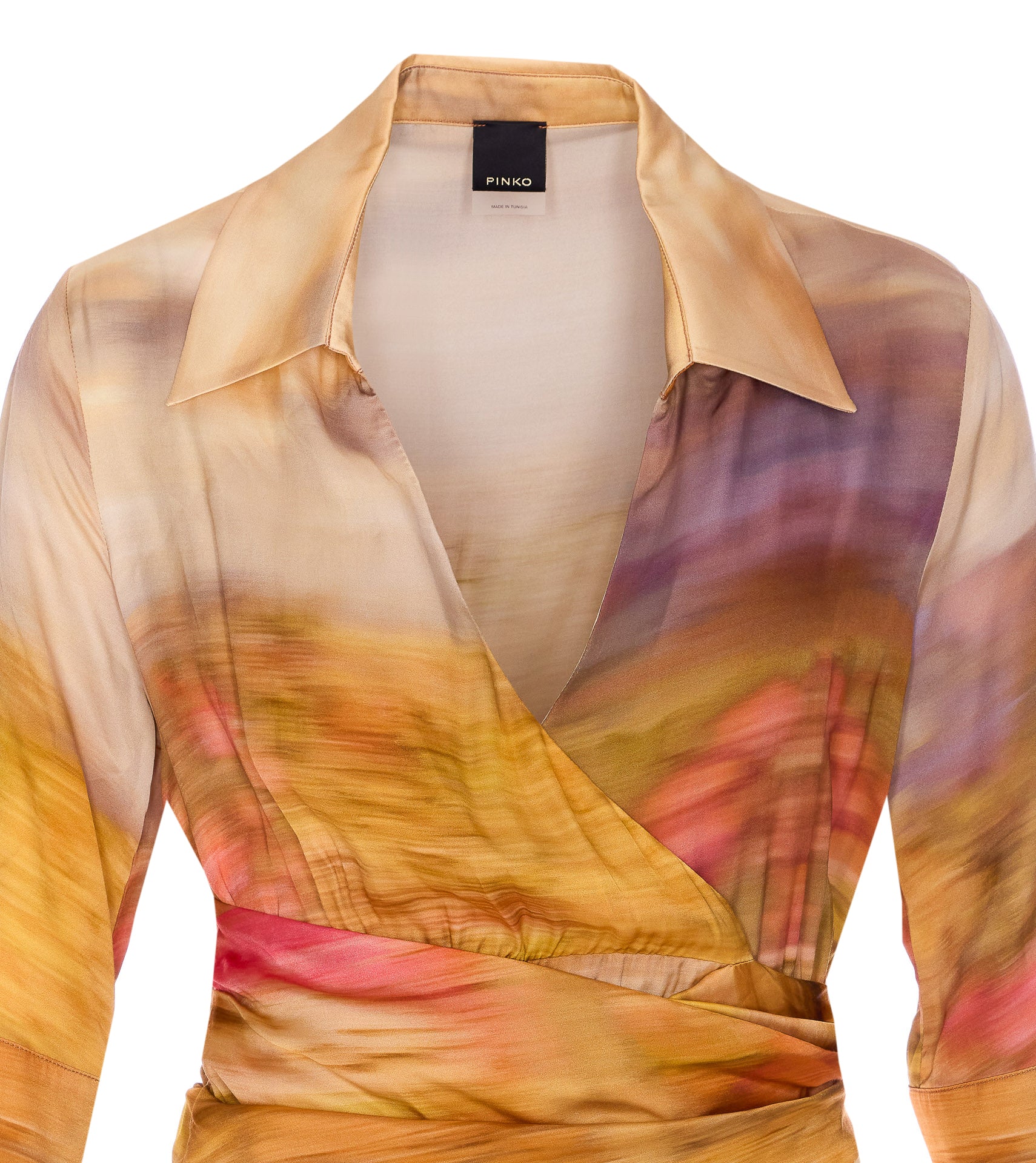 Pinko Dresses Orange Viscose
