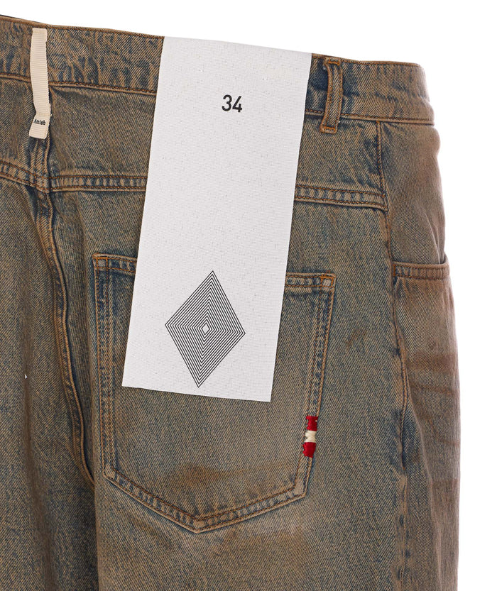 Amish Jeans Blue Cotton