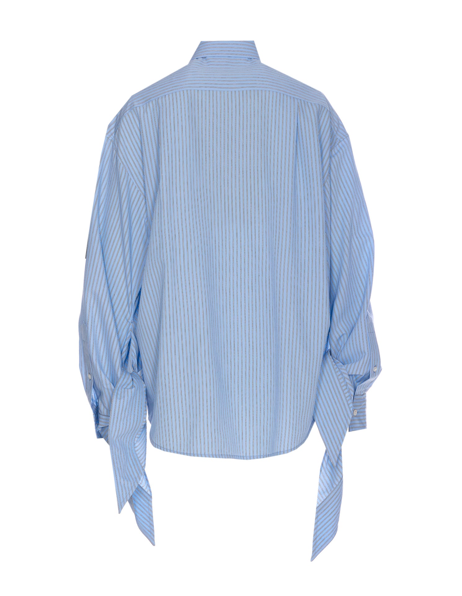 Balenciaga Shirts Blue Viscose