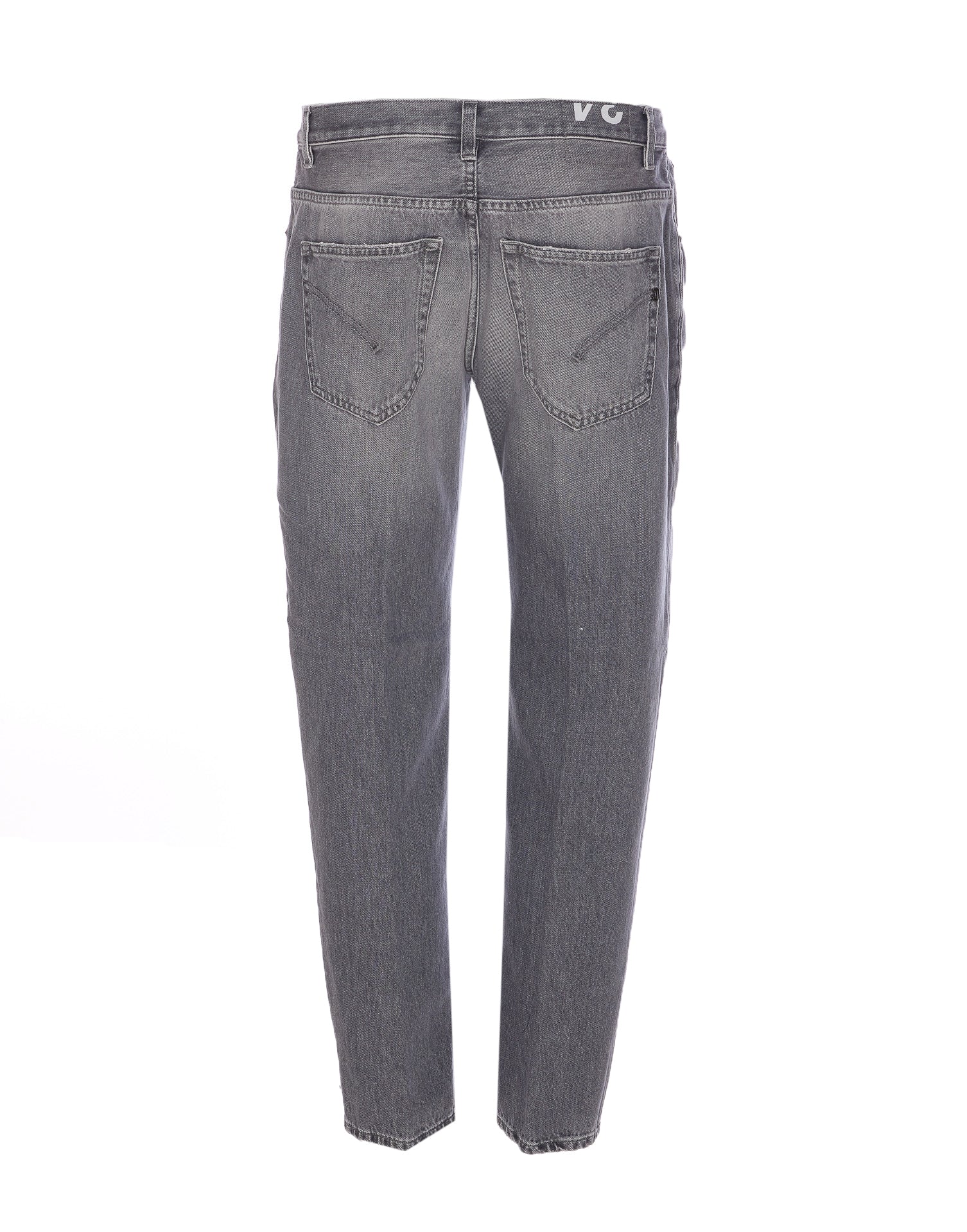 Dondup Trousers Grey Cotton