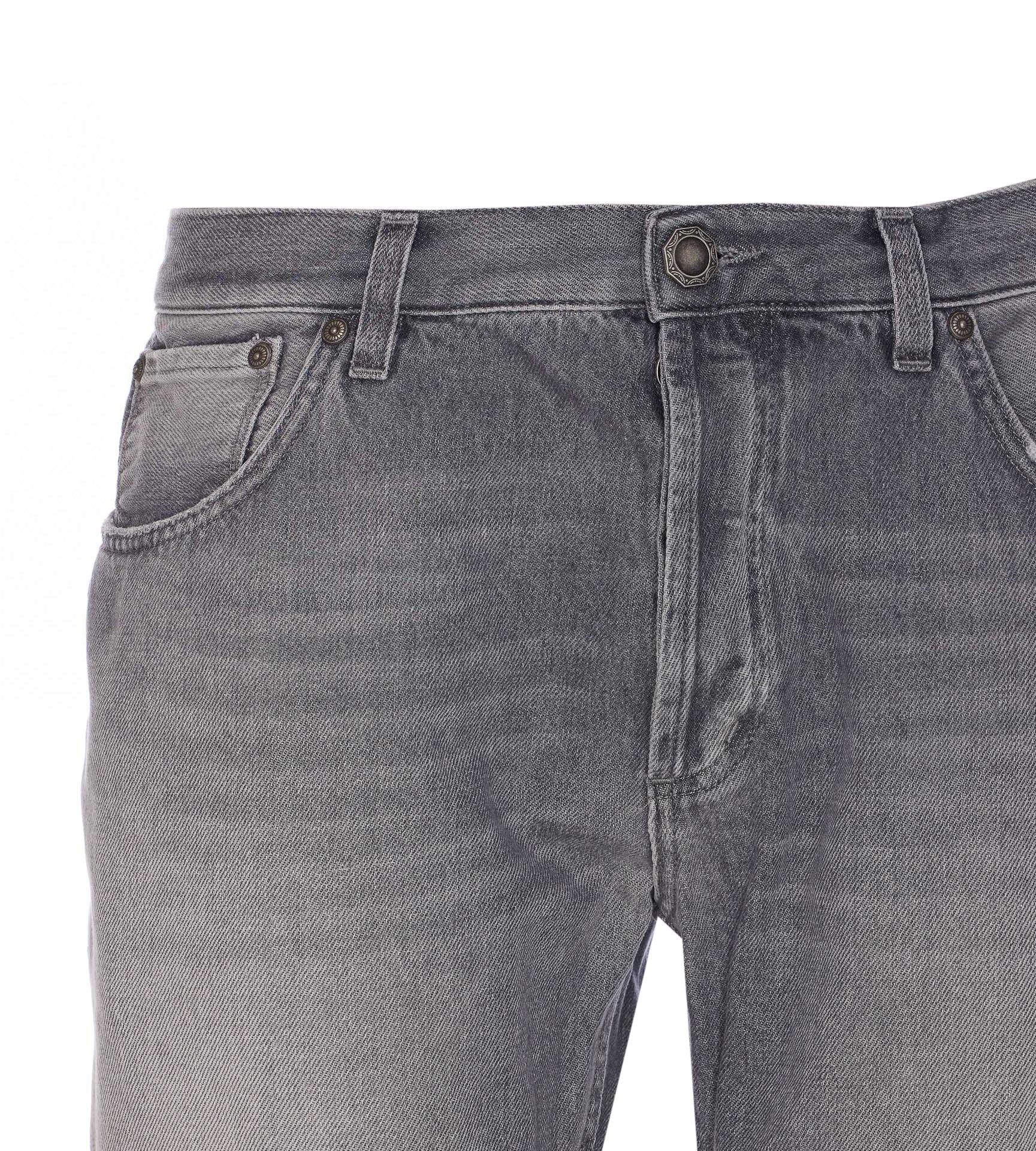 Dondup Trousers Grey Cotton