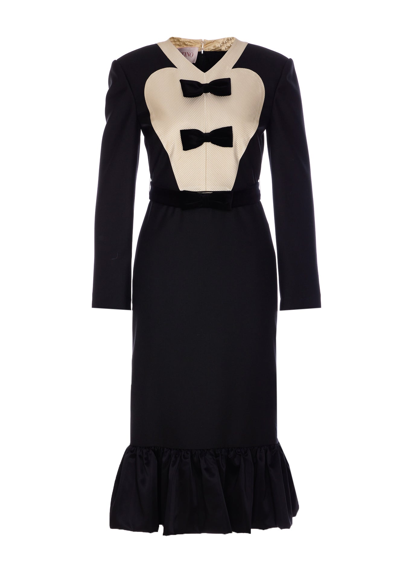 Valentino Garavani Dresses Black Virgin Wool