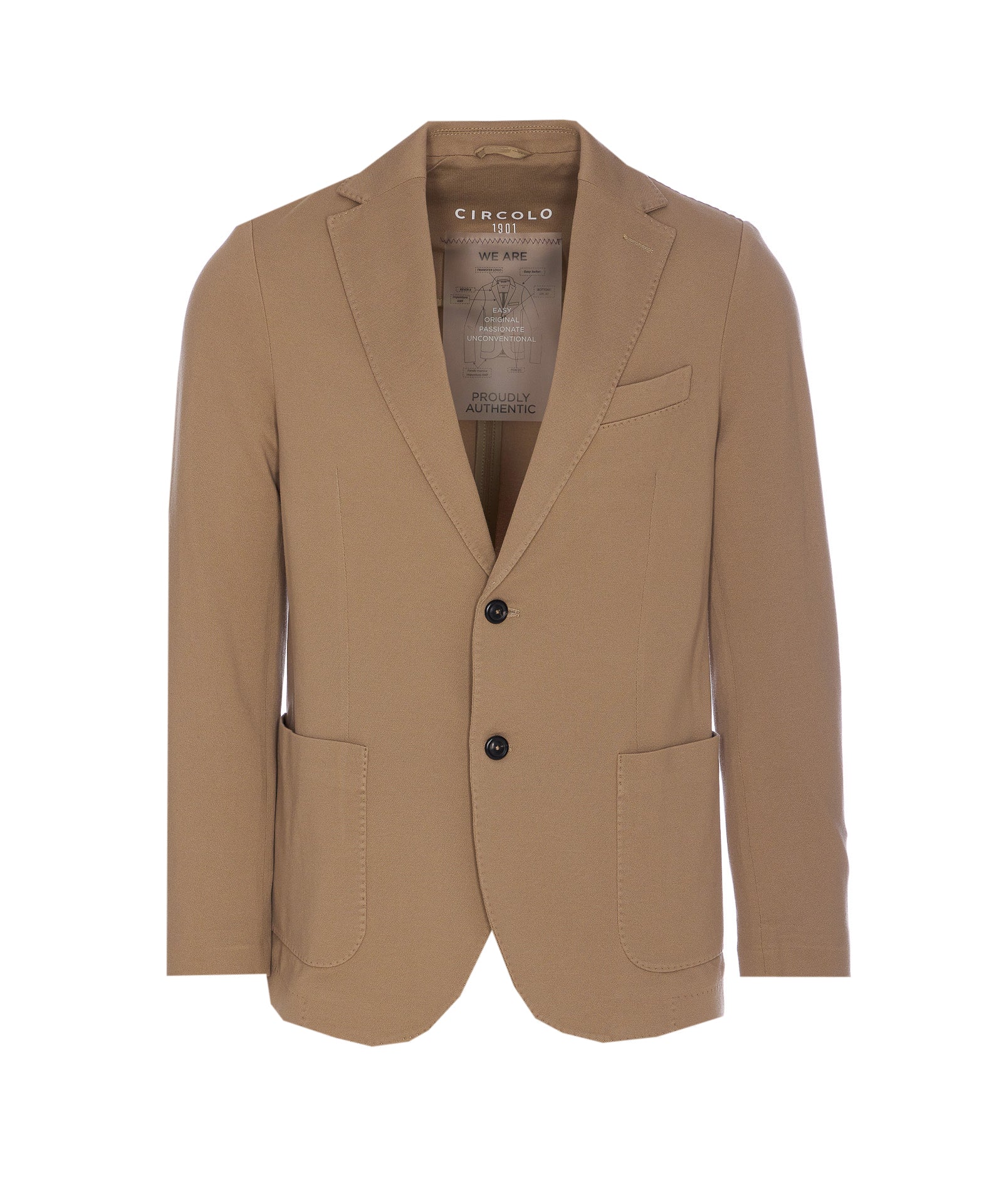 Circolo 1901 Jackets Beige Cotton