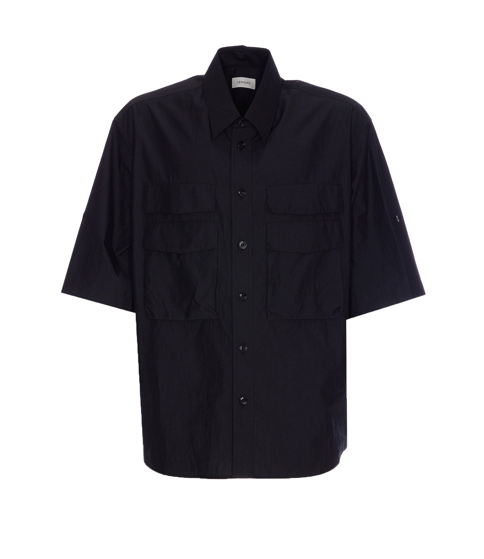 Lemaire Shirts Black Cotton