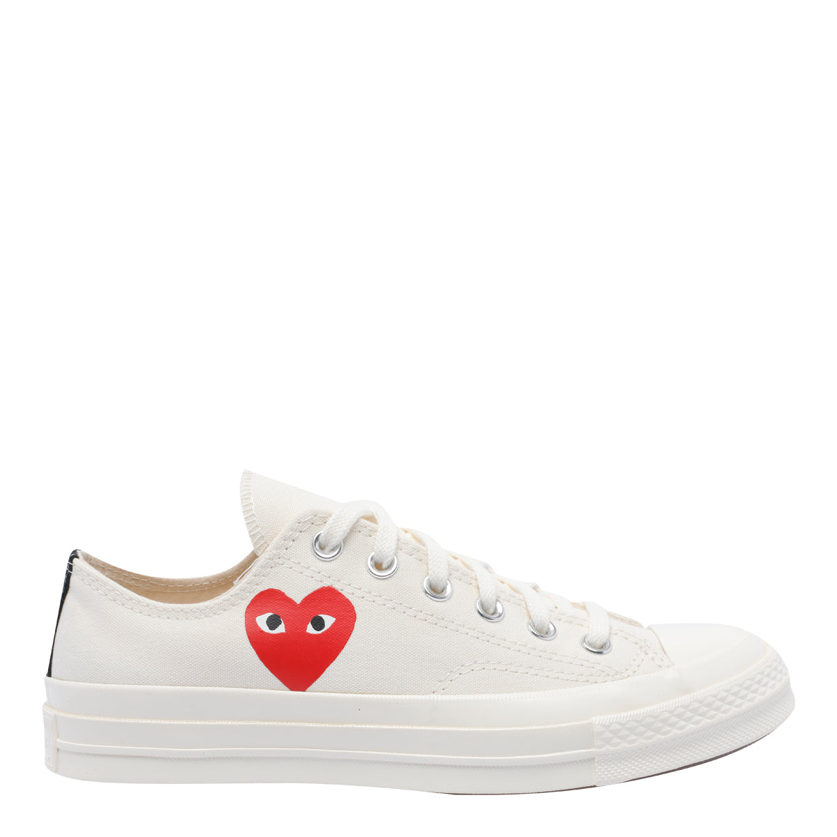 Play X Converse Sneakers White Fabric/rubber Sole