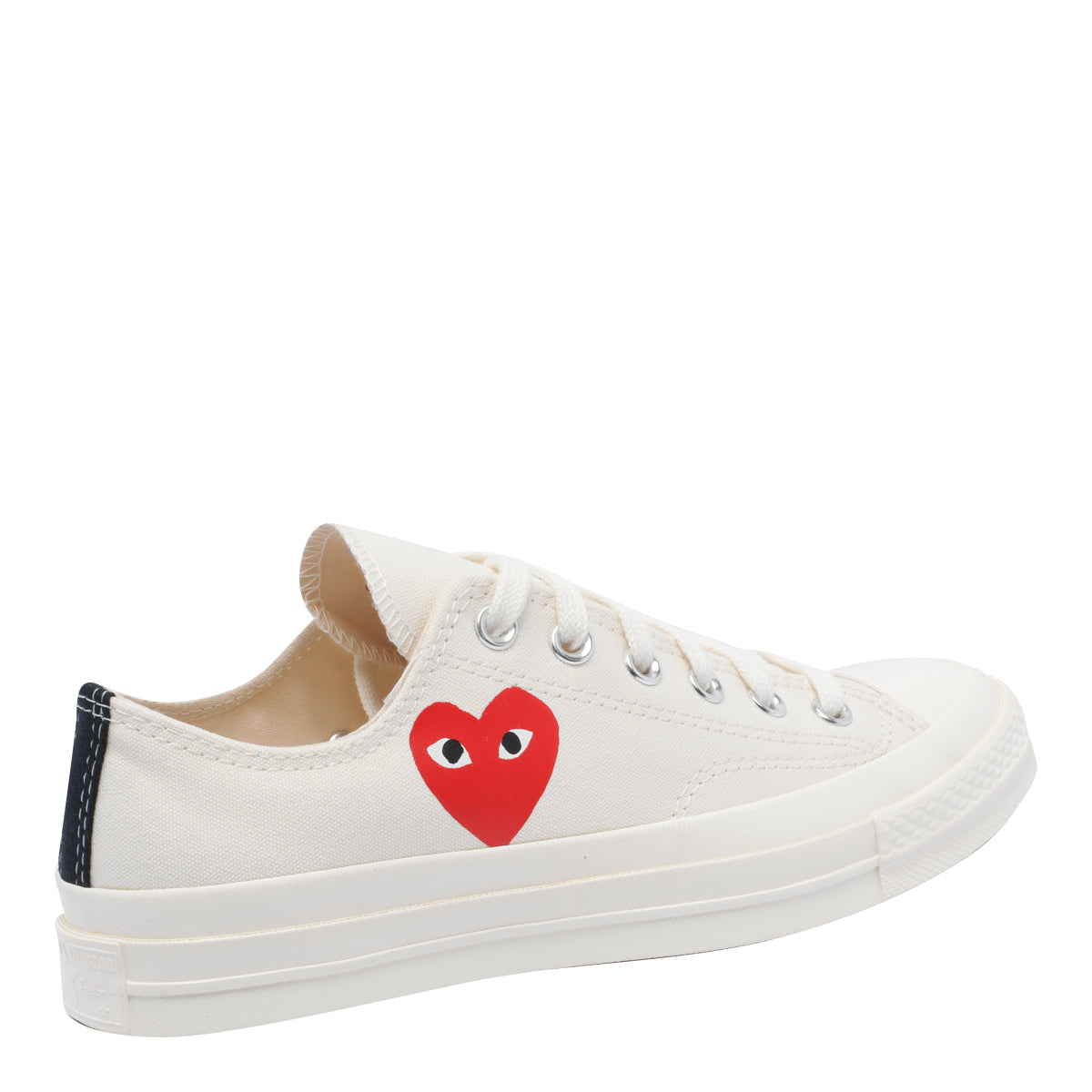 Play X Converse Sneakers White Fabric/rubber Sole