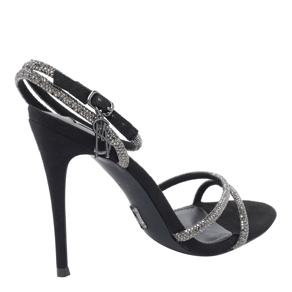 Steve Madden Sandals Black Fabric/rubber Sole