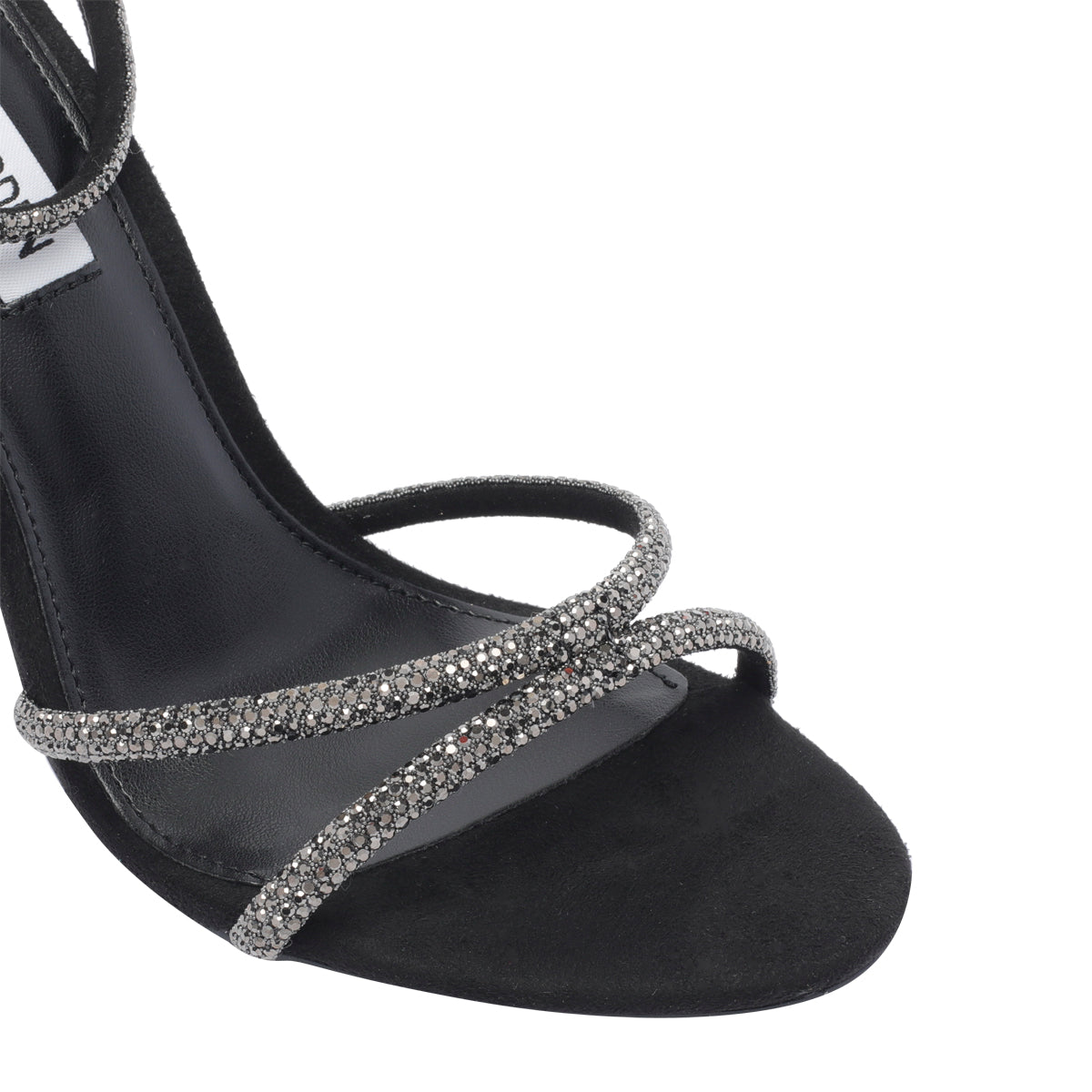 Steve Madden Sandals Black Fabric/rubber Sole
