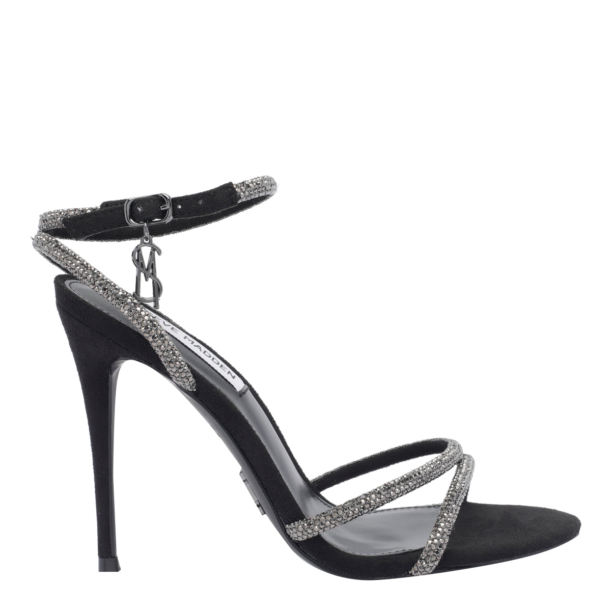Steve Madden Sandals Black Fabric/rubber Sole