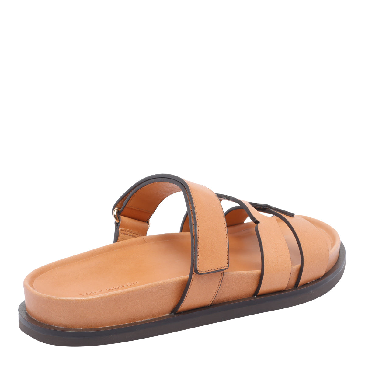 Tory Burch Sandals Brown Calf Leather/rubber Sole