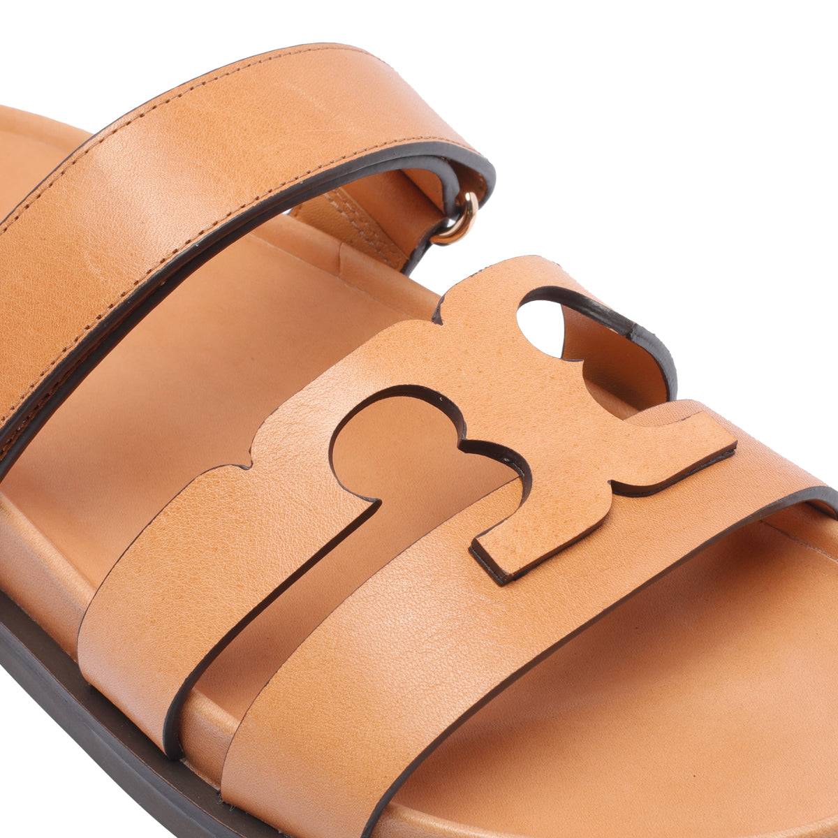 Tory Burch Sandals Brown Calf Leather/rubber Sole