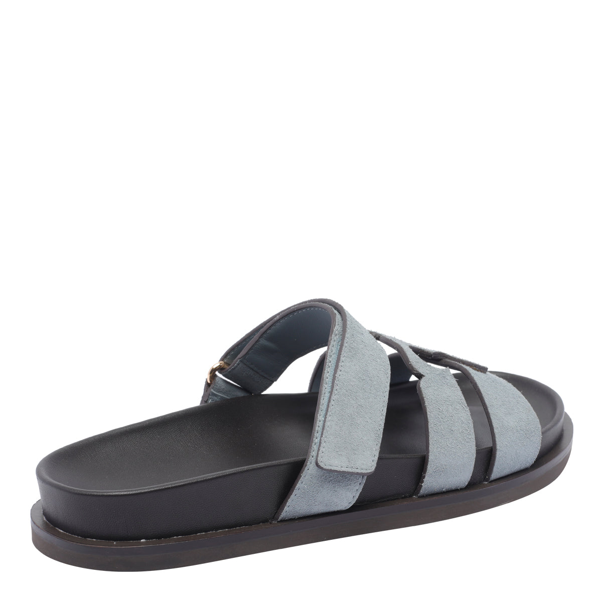 Tory Burch Sandals Blue Calf Leather/rubber Sole